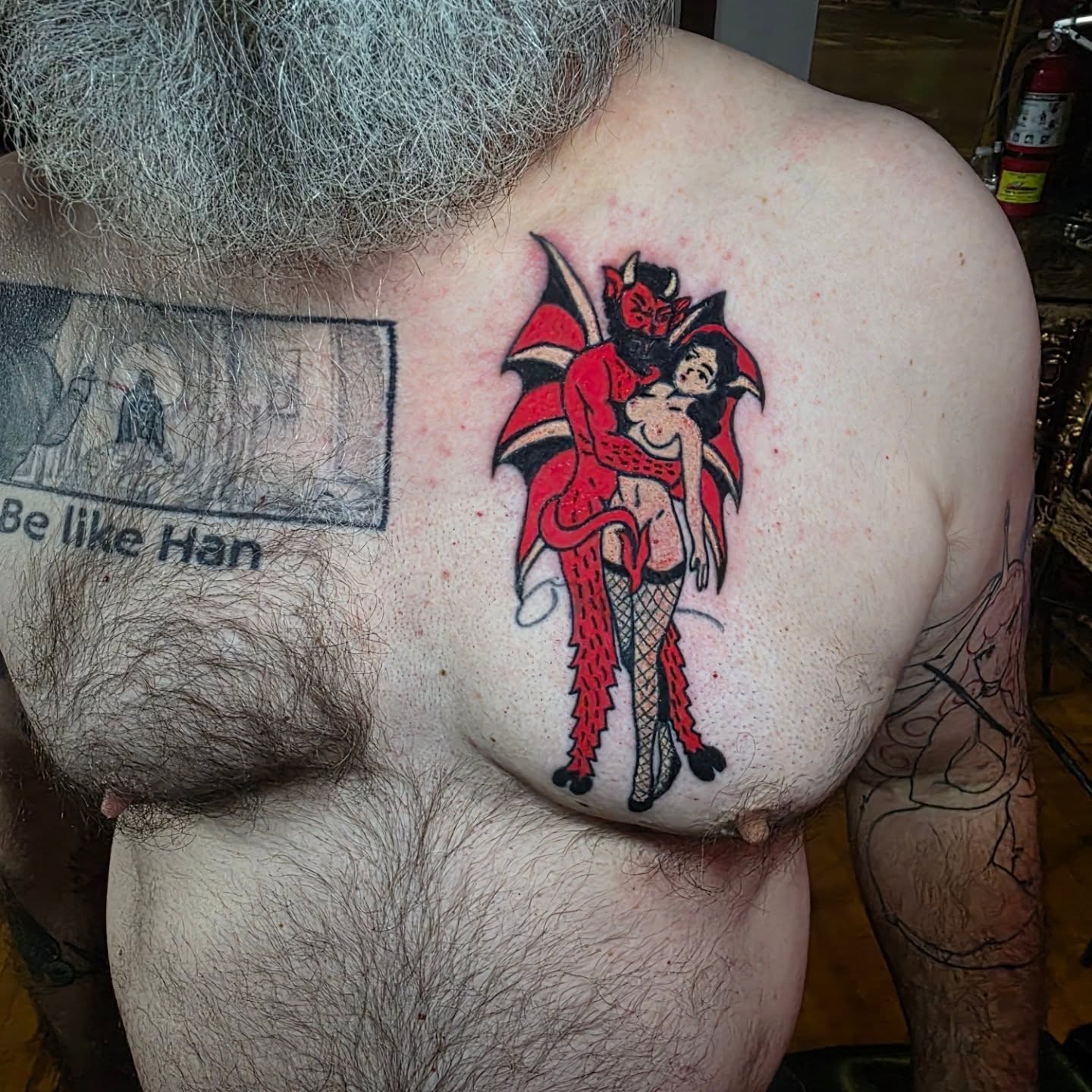 Tattoo by @bearthedemo — american_traditional