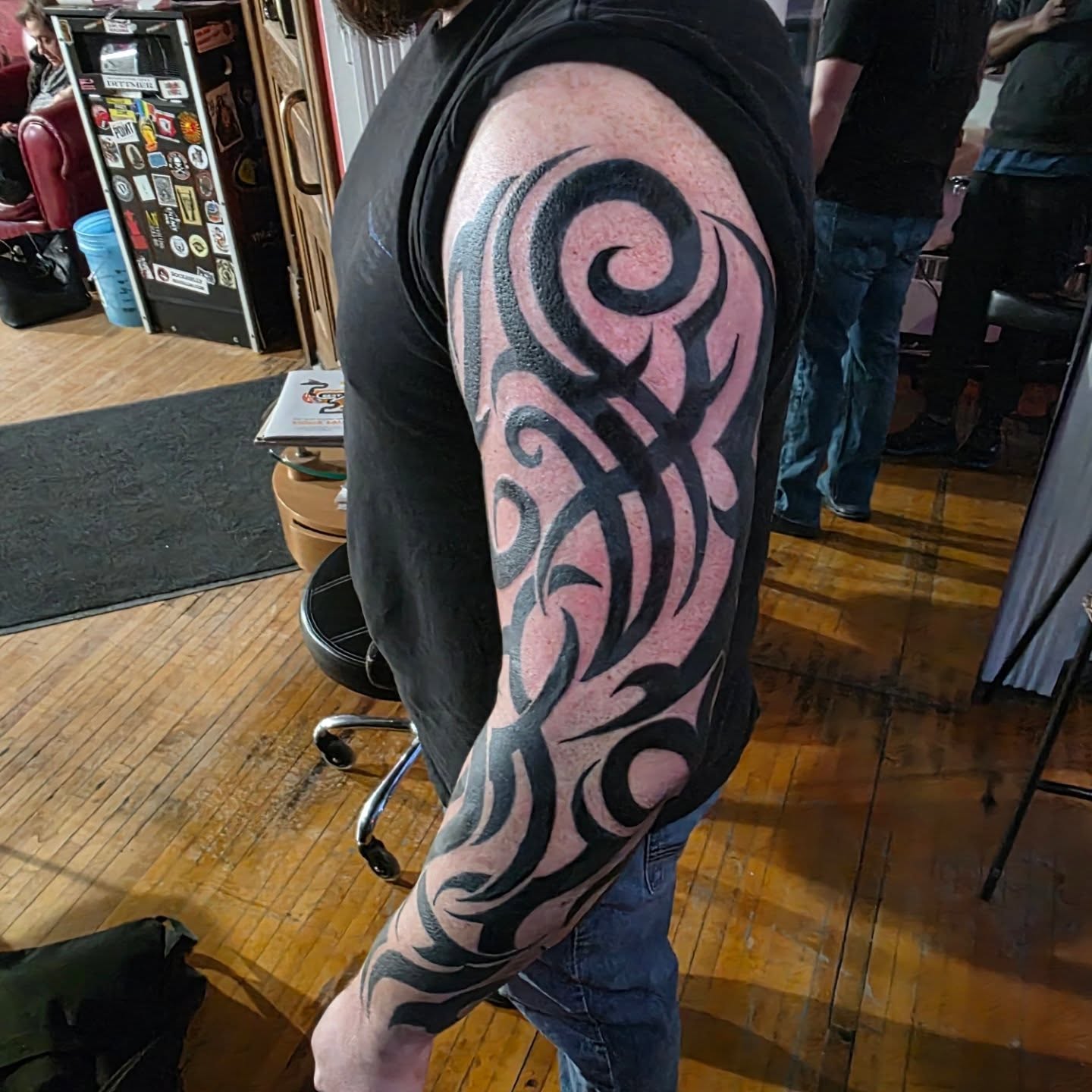 Tattoo by @bearthedemo — tribal
