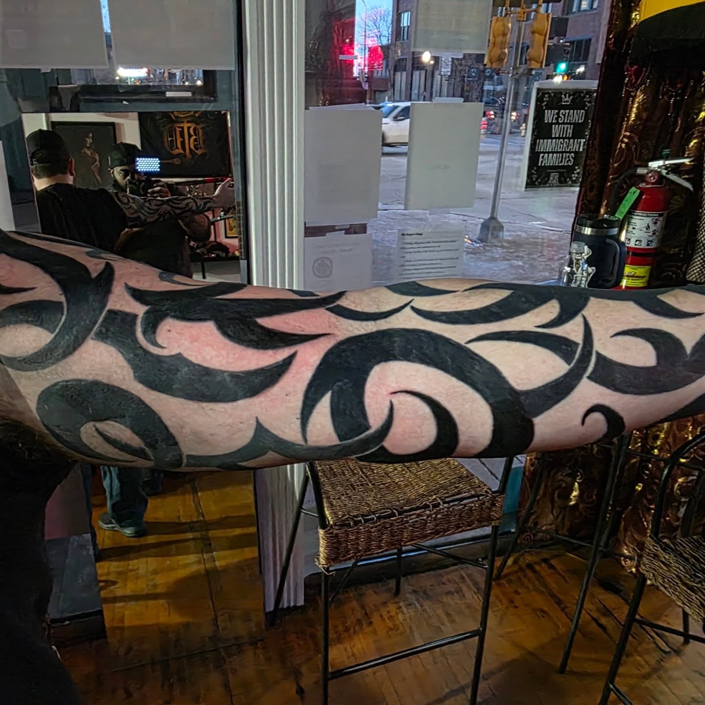 Tattoo by @bearthedemo — tribal