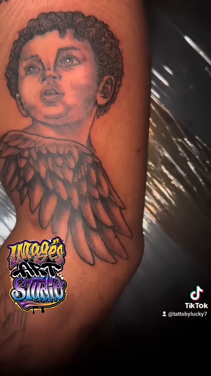 Tattoo by @tattsbylucky7 — realism, black_and_grey