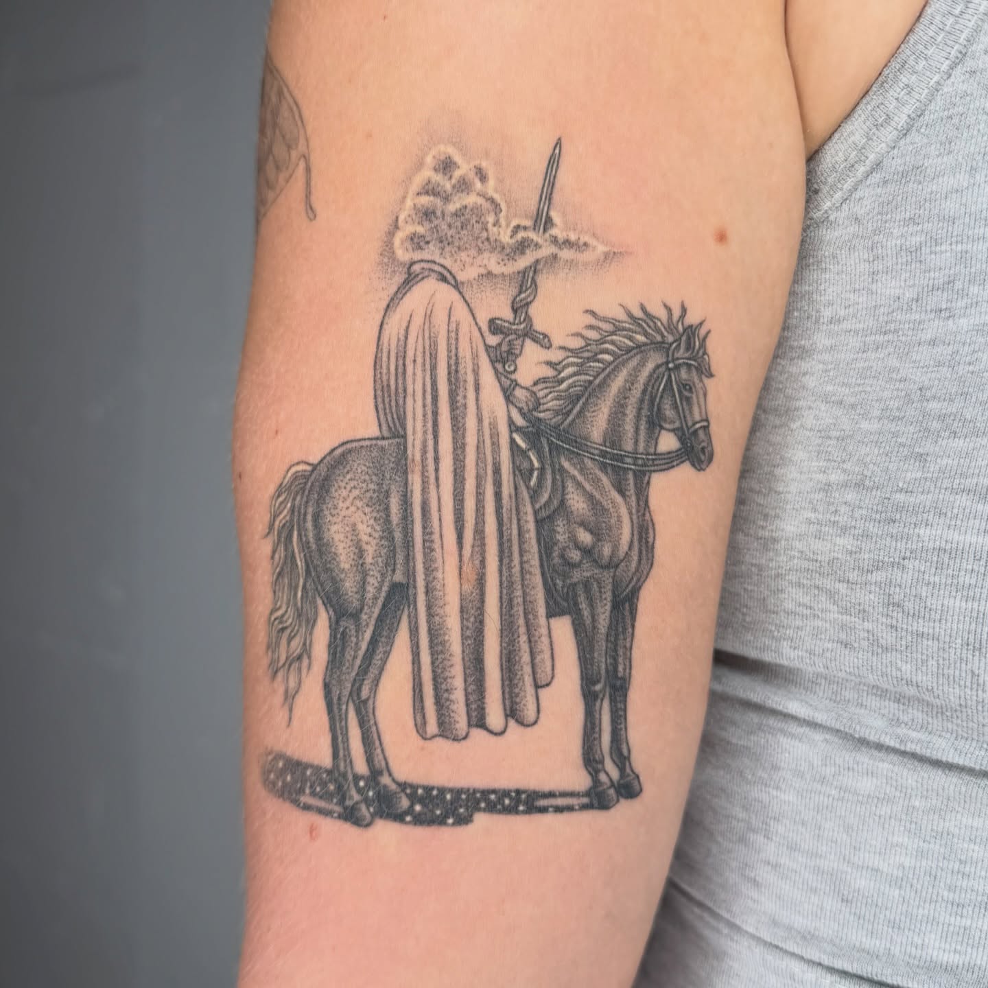 Tattoo by @sailorose_ — dotwork