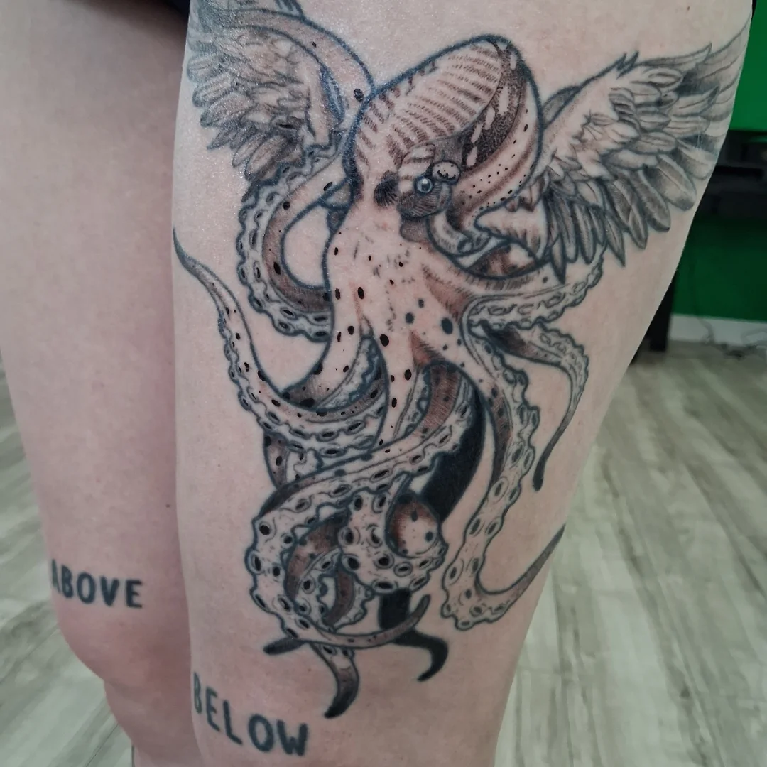 Tattoo by @jimtattoos801 — dotwork, realism