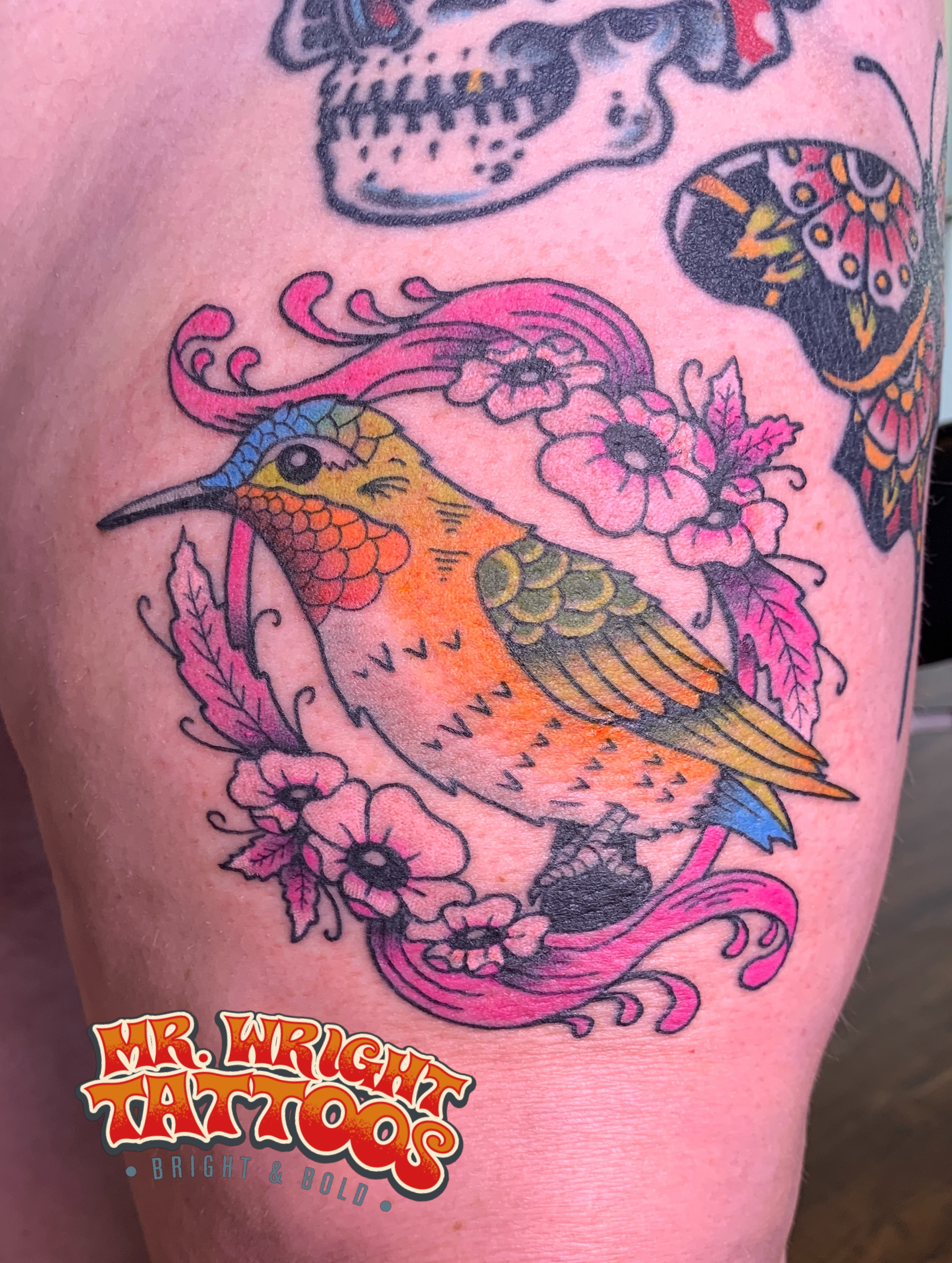 Tattoo by @mr.wrighttattoos — american_traditional, new_school