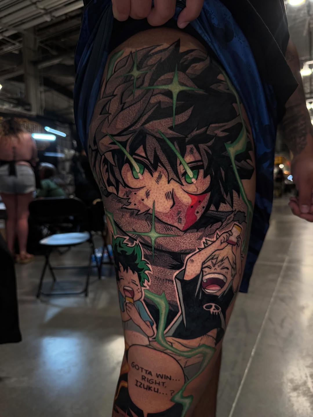 Tattoo by @rustik_uno — anime, trash_polka