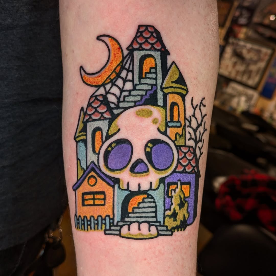Tattoo by @cwednesday — new_school