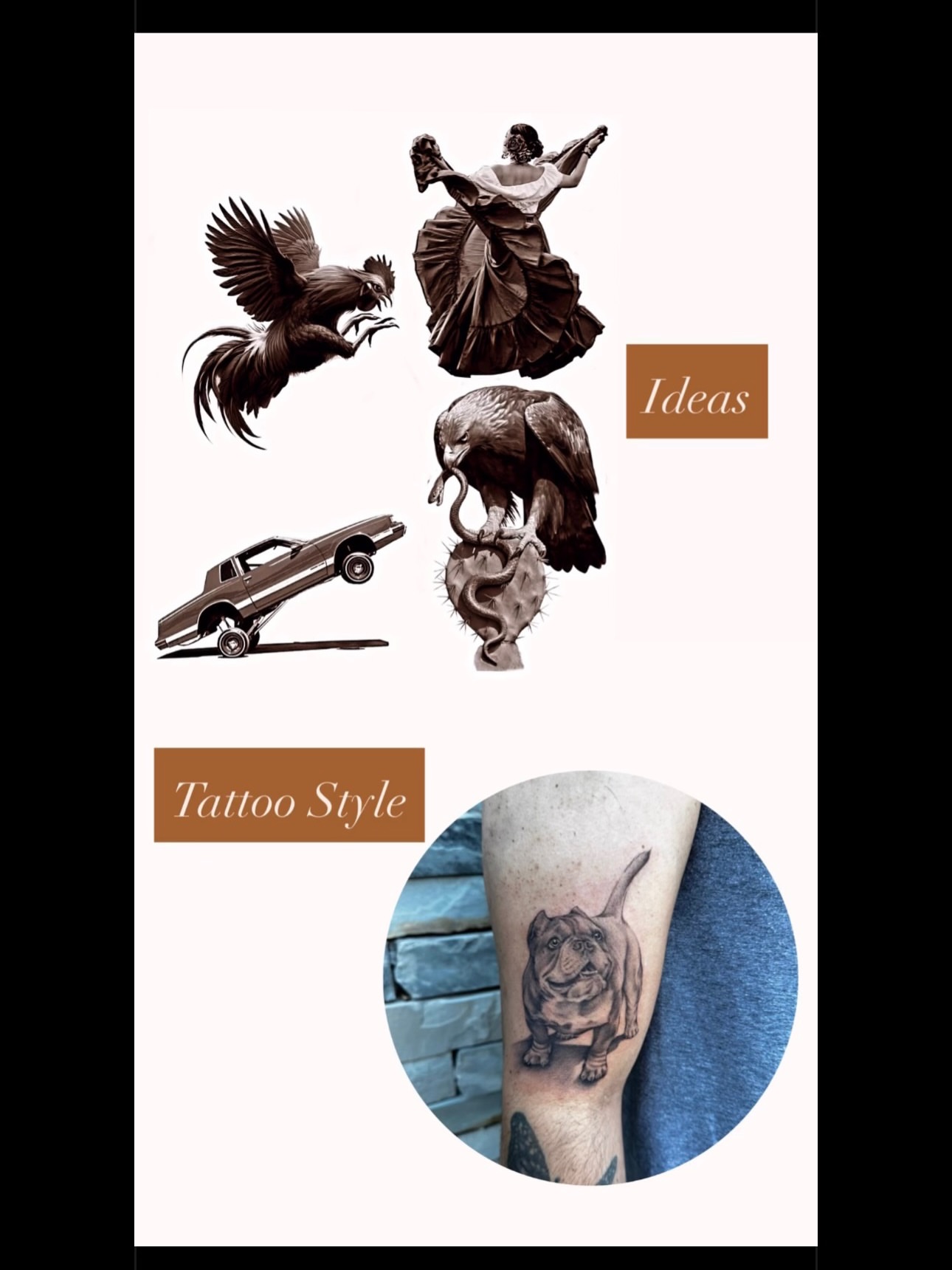 Bulldog realism tattoo on the forearm by Dani B.