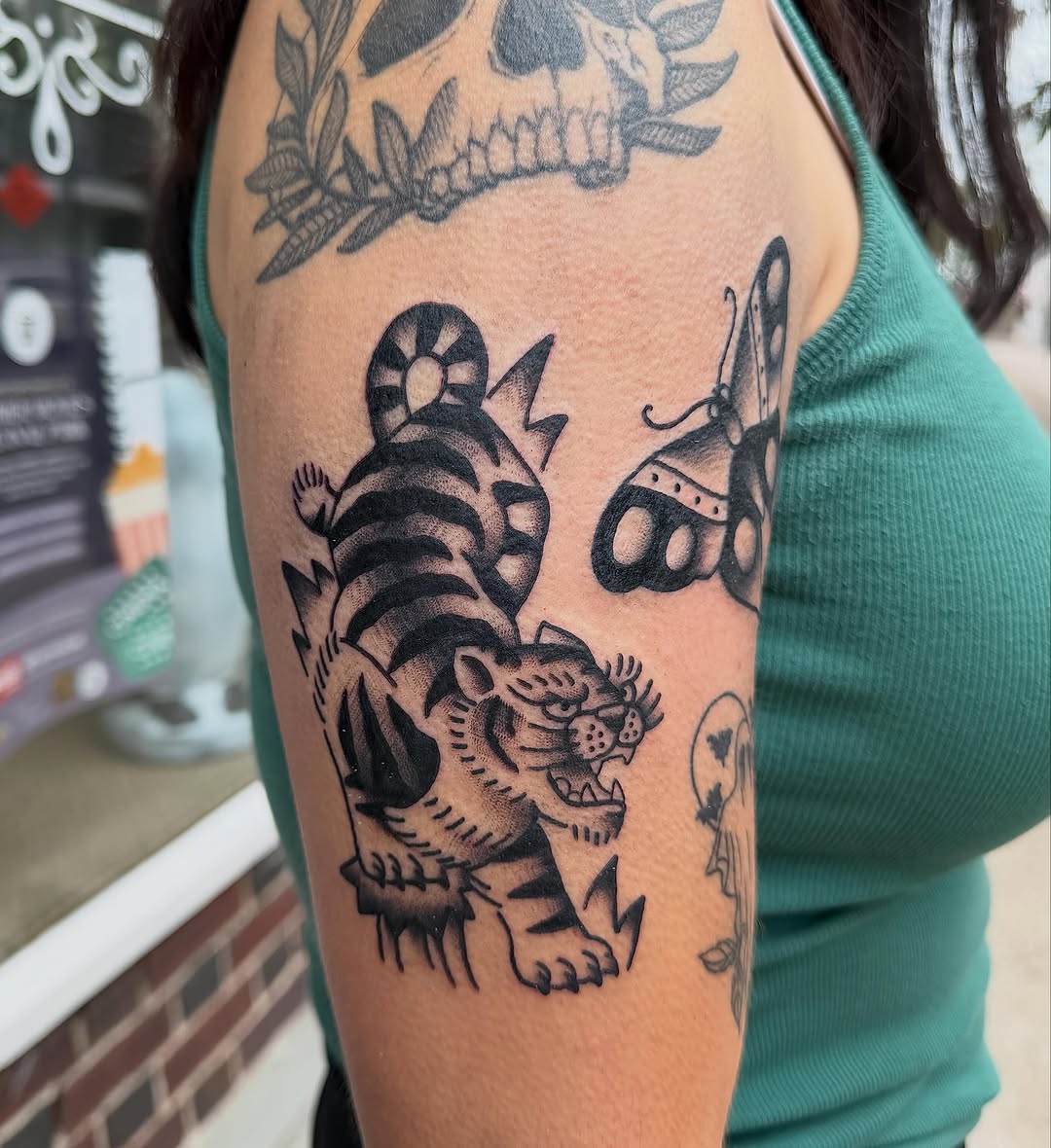 Tattoo by @hannahjean_tattoos — american_traditional, black_and_grey