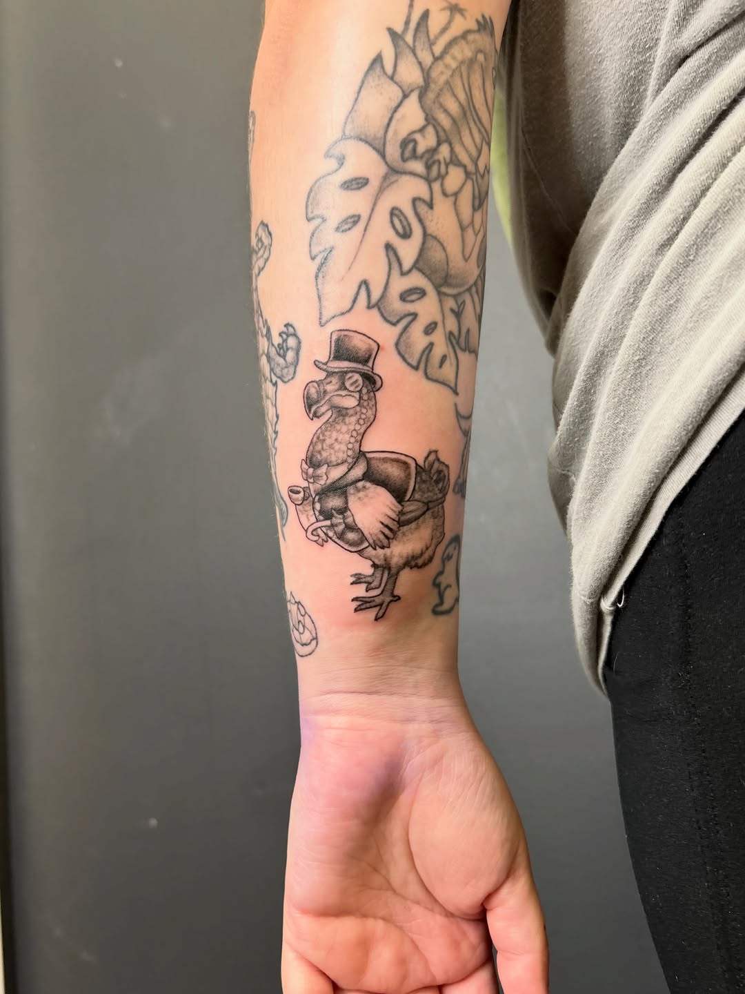 Tattoo by @noahbtattoos — new_school, black_and_grey