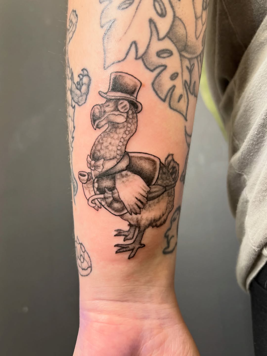 Tattoo by @noahbtattoos — black_and_grey, realism