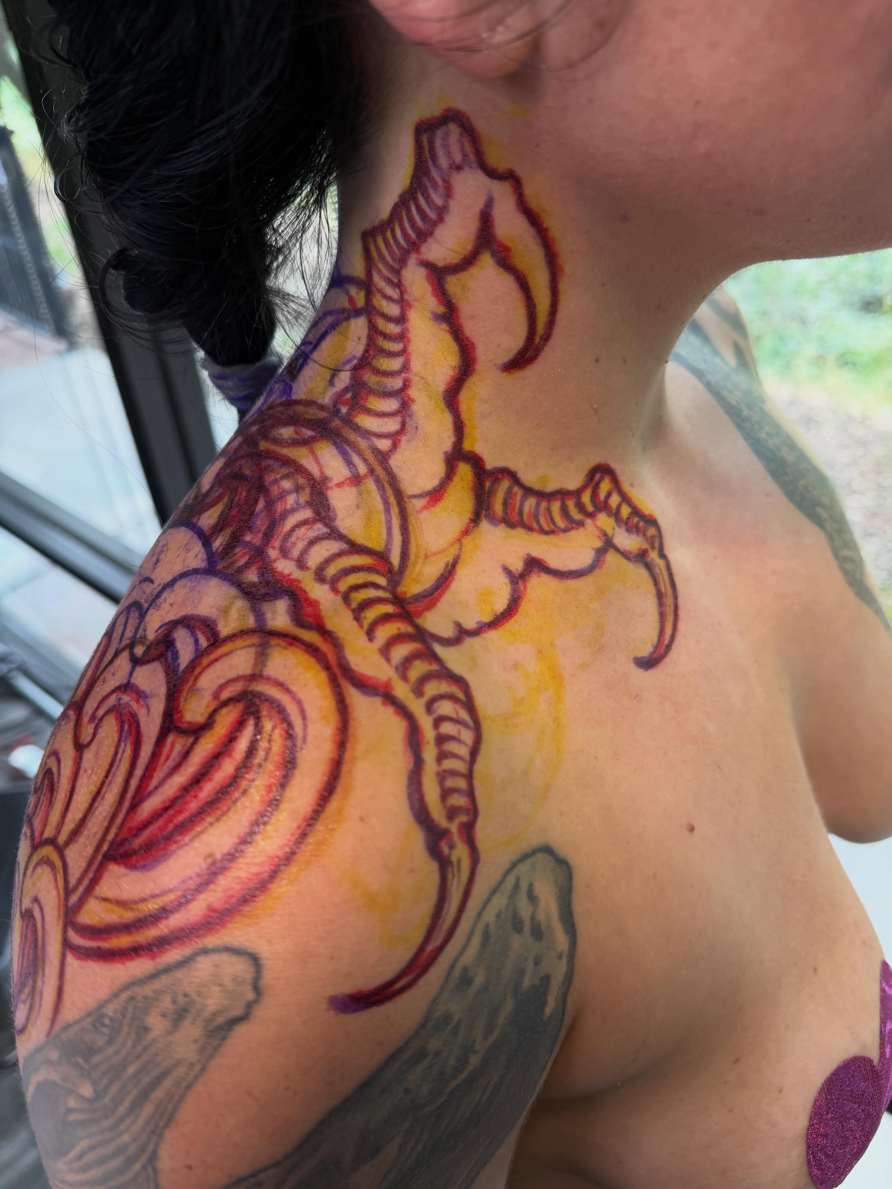 Tattoo by @iamnicholasblack — new_school, watercolor