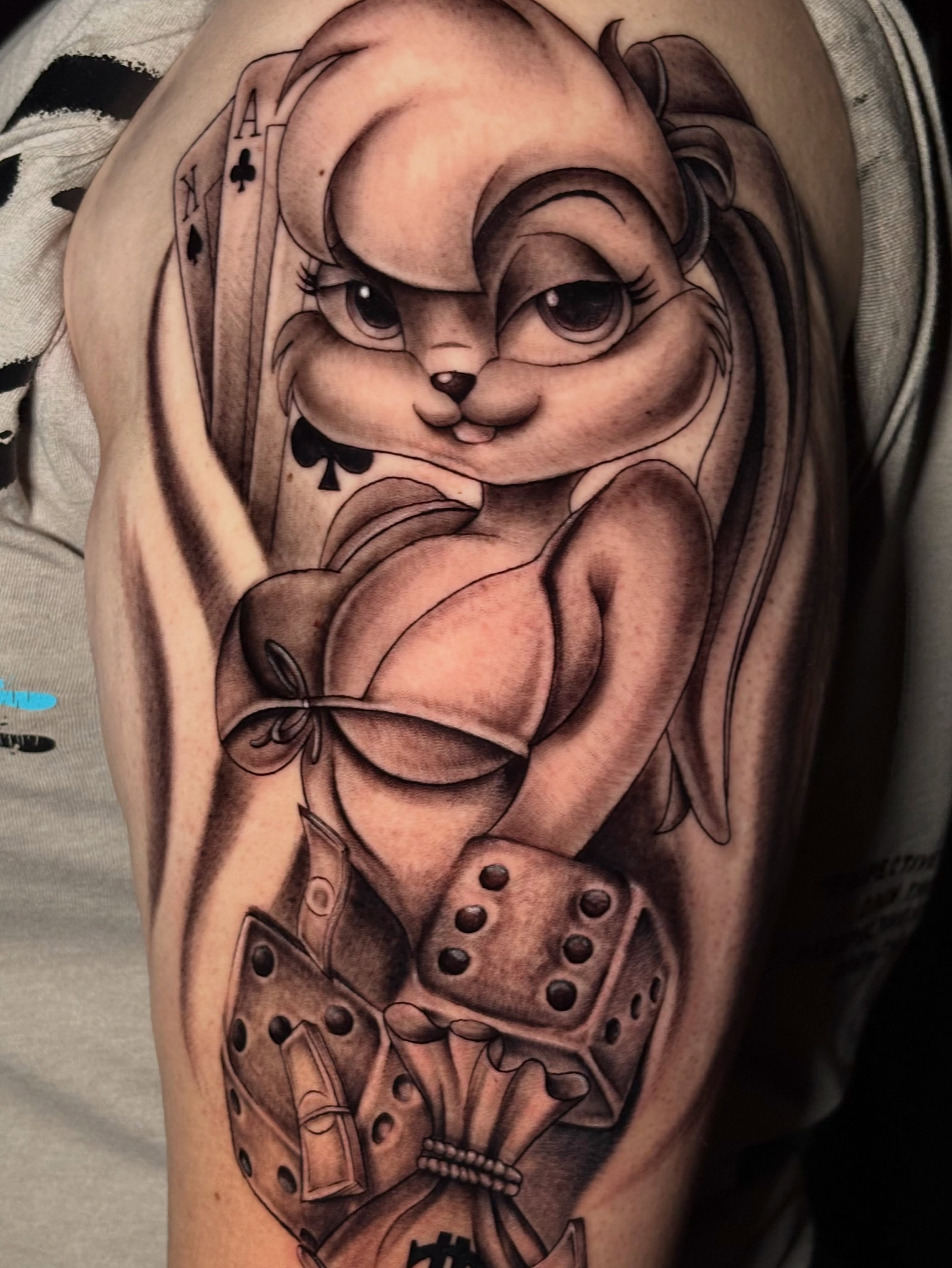 Tattoo by @antutattu — black_and_grey, realism