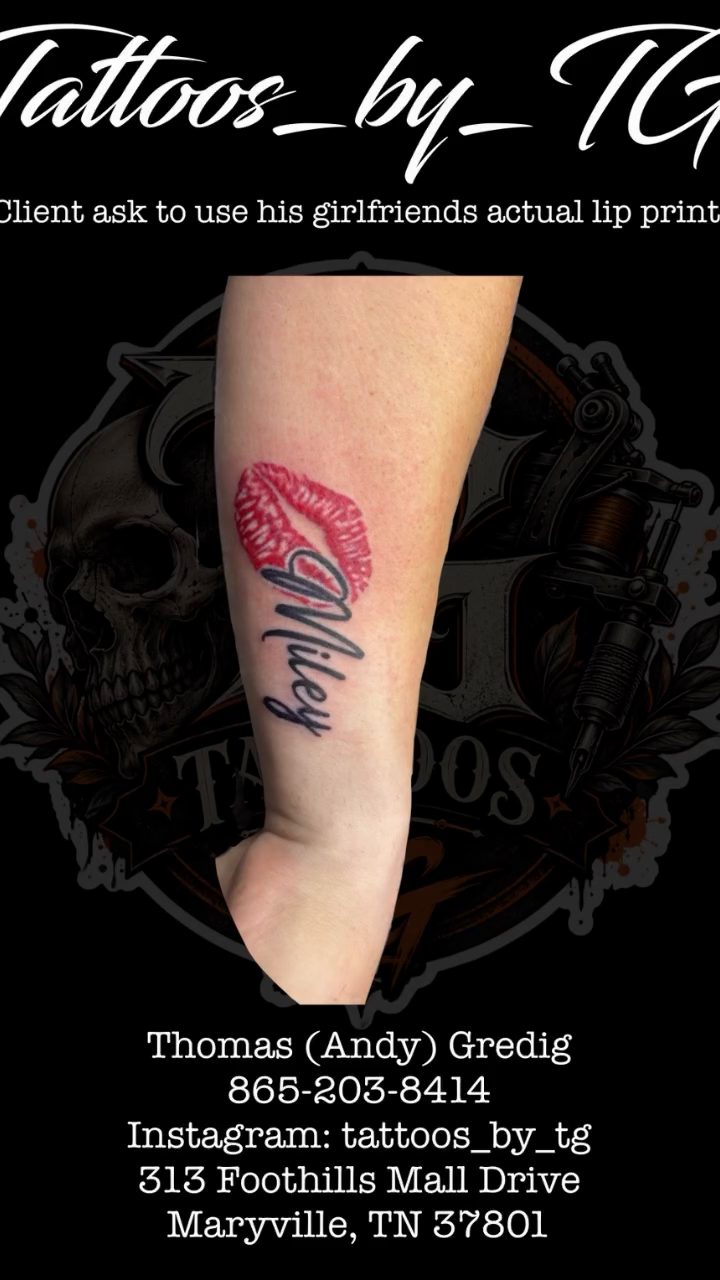 Tattoo by @tattoos_by_tg — lettering_script