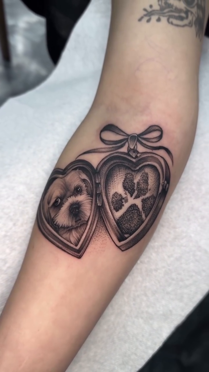 Tattoo by @thegabah — black_and_grey, realism