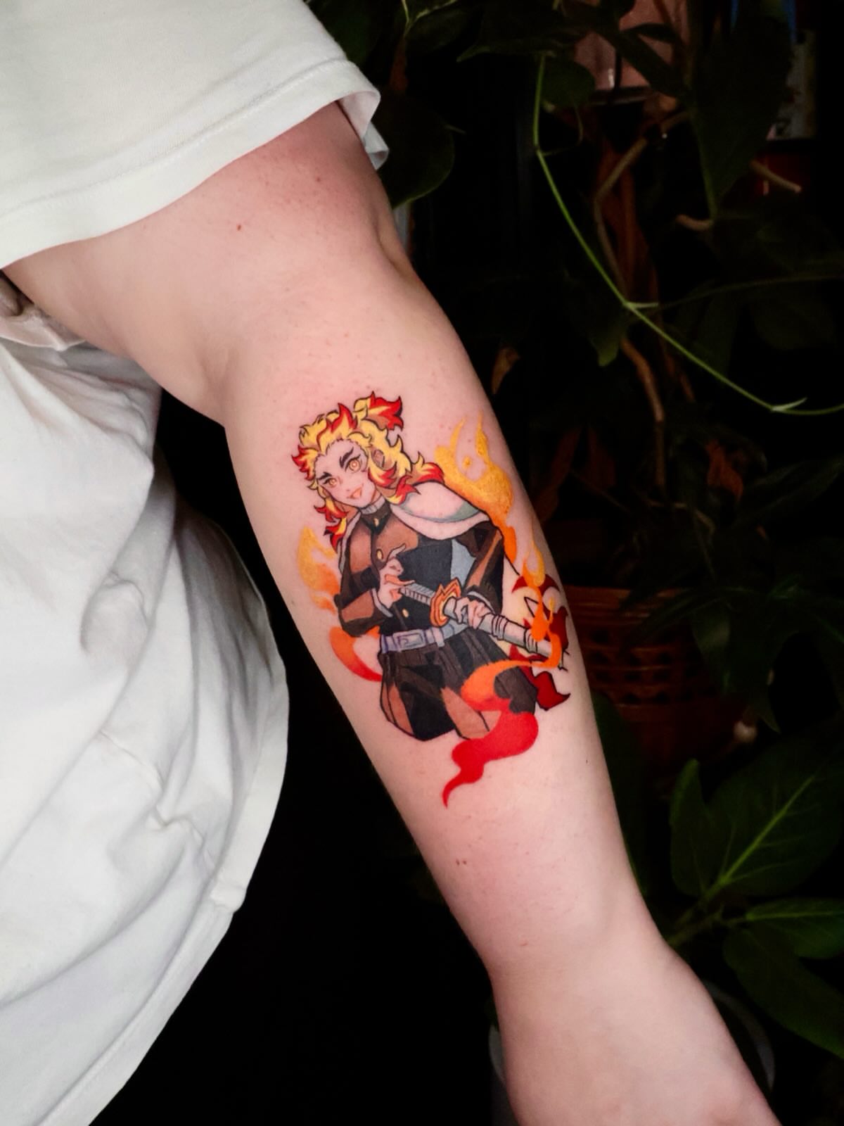 Tattoo by @snowypear_tat — anime