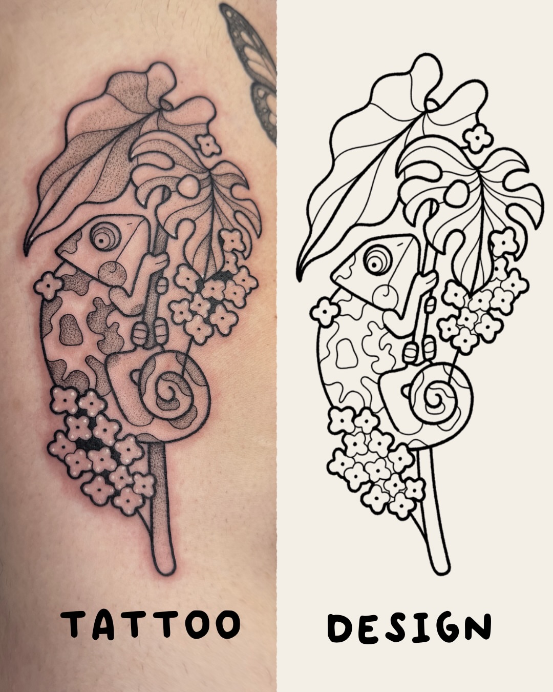 Tattoo by @beltanebeetattoo — dotwork, geometric