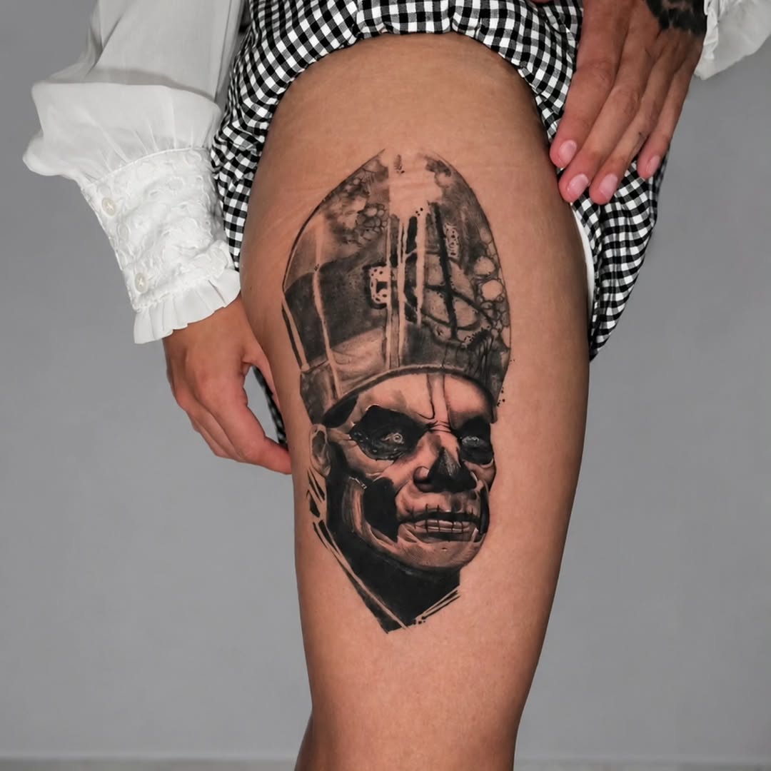 Tattoo by @ceso732 β black_and_grey, realism