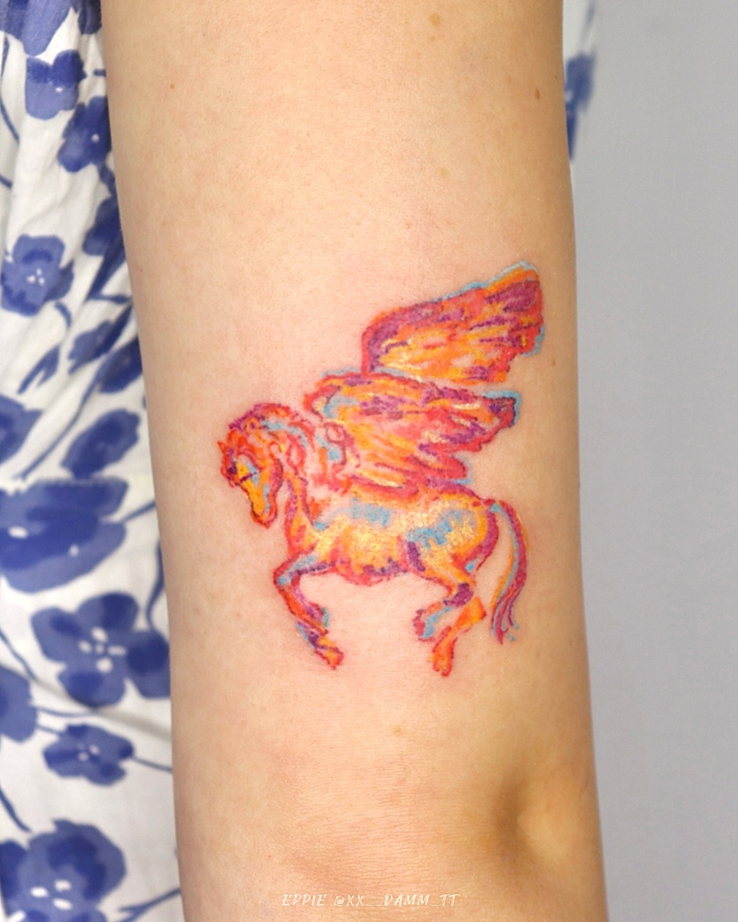 Tattoo by @xx__damm_tt โ watercolor