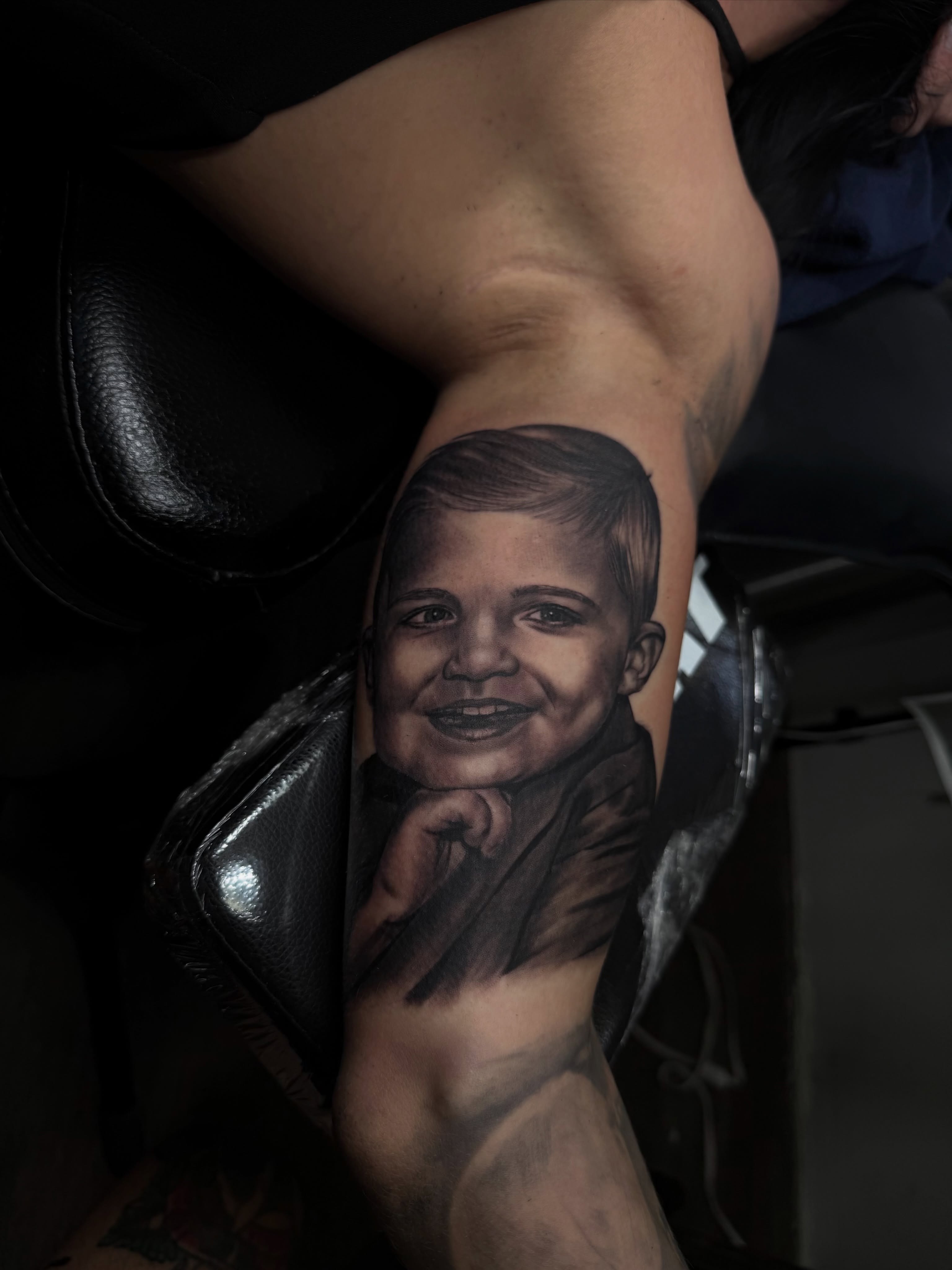 Tattoo by @consciouschildtattoo — realism