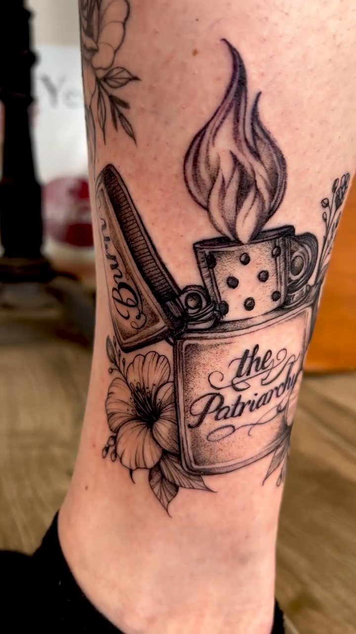 Tattoo by @tattoosbyamandabv โ black_and_grey, realism