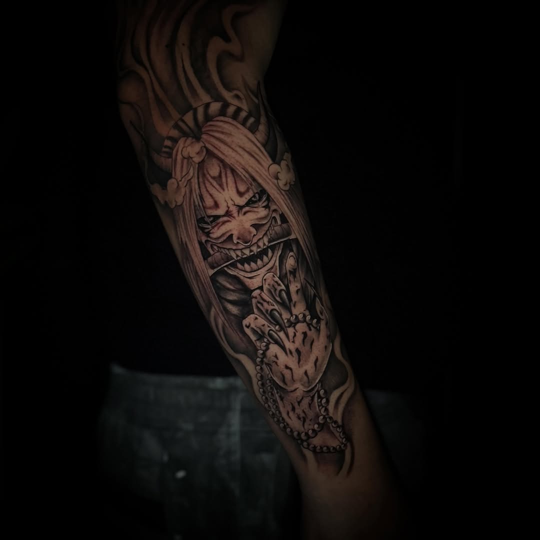 Tattoo by @sad_girl_tattoos — black_and_grey, realism