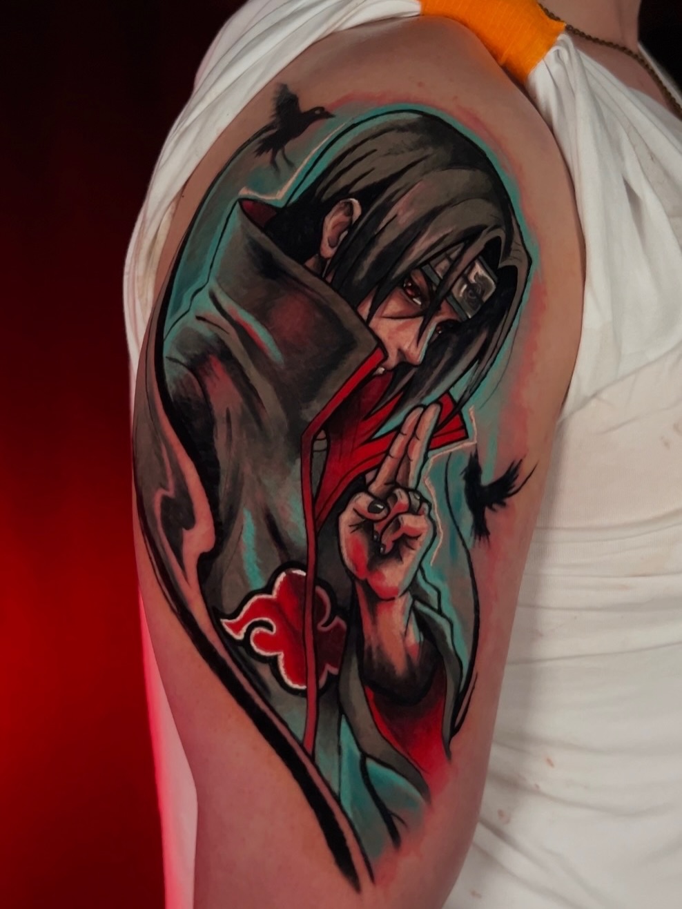 Tattoo by @snakesanddaggers — anime, trash_polka
