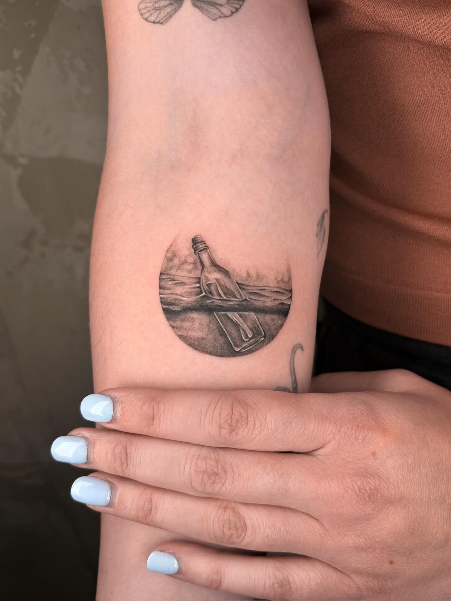 Tattoo by @eudokeotattoo — black_and_grey