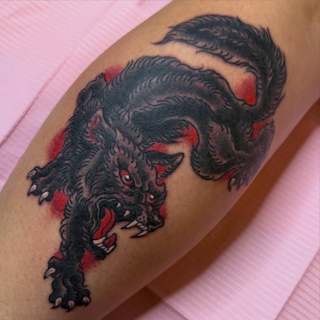 Demon japanese irezumi tattoo on the forearm by 🩸 𝓢𝔂𝓵𝓿𝓲𝓮 🩸 ▪︎ 𝕯𝖊𝖓𝖛𝖊𝖗 𝕿𝖆𝖙𝖙𝖔𝖔𝖊𝖗 ▪︎