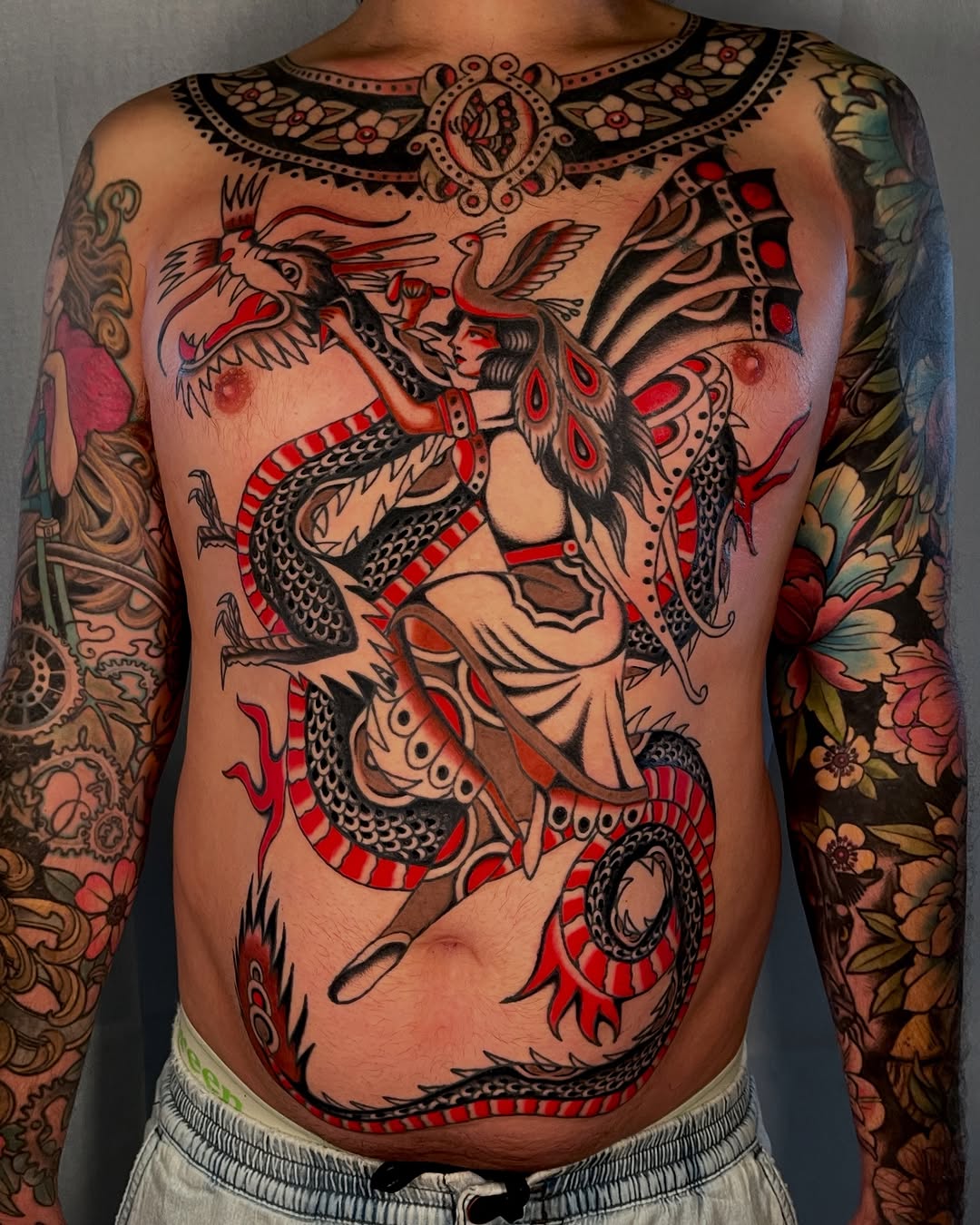 Tattoo by @chasetuckertattoo — japanese_irezumi, neo_traditional