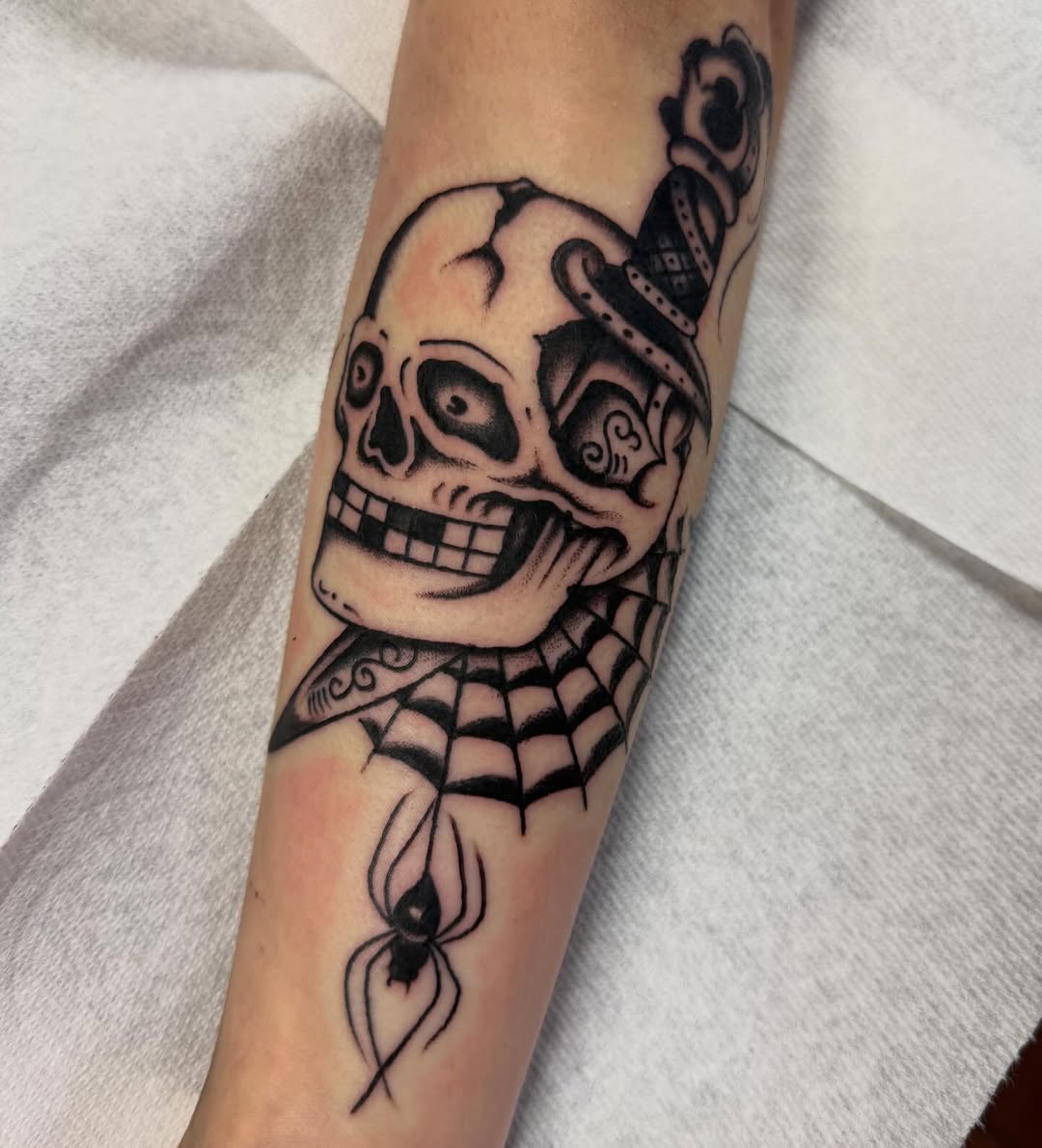 Tattoo by @davidevanstattoos — american_traditional, black_and_grey