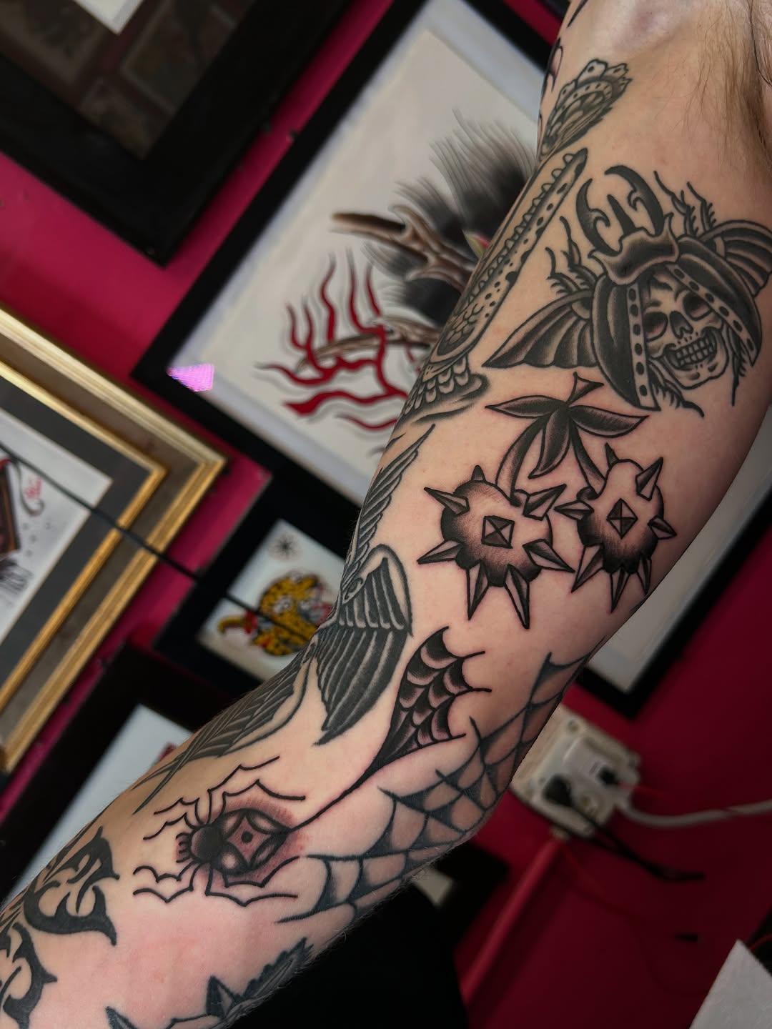 Tattoo by @gnarbunkle — american_traditional, black_and_grey
