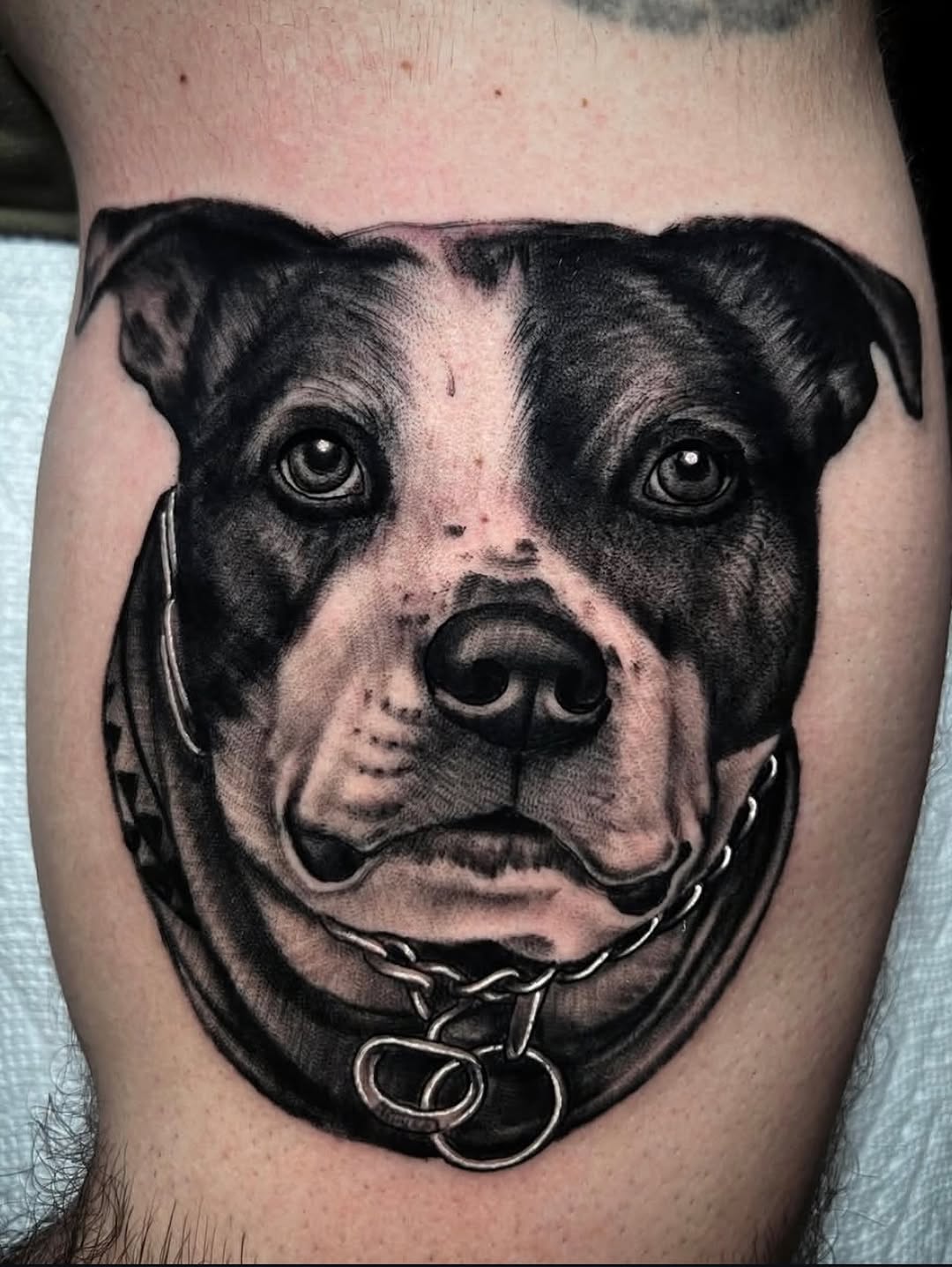 Tattoo by @tattoosbybarron — realism, black_and_grey