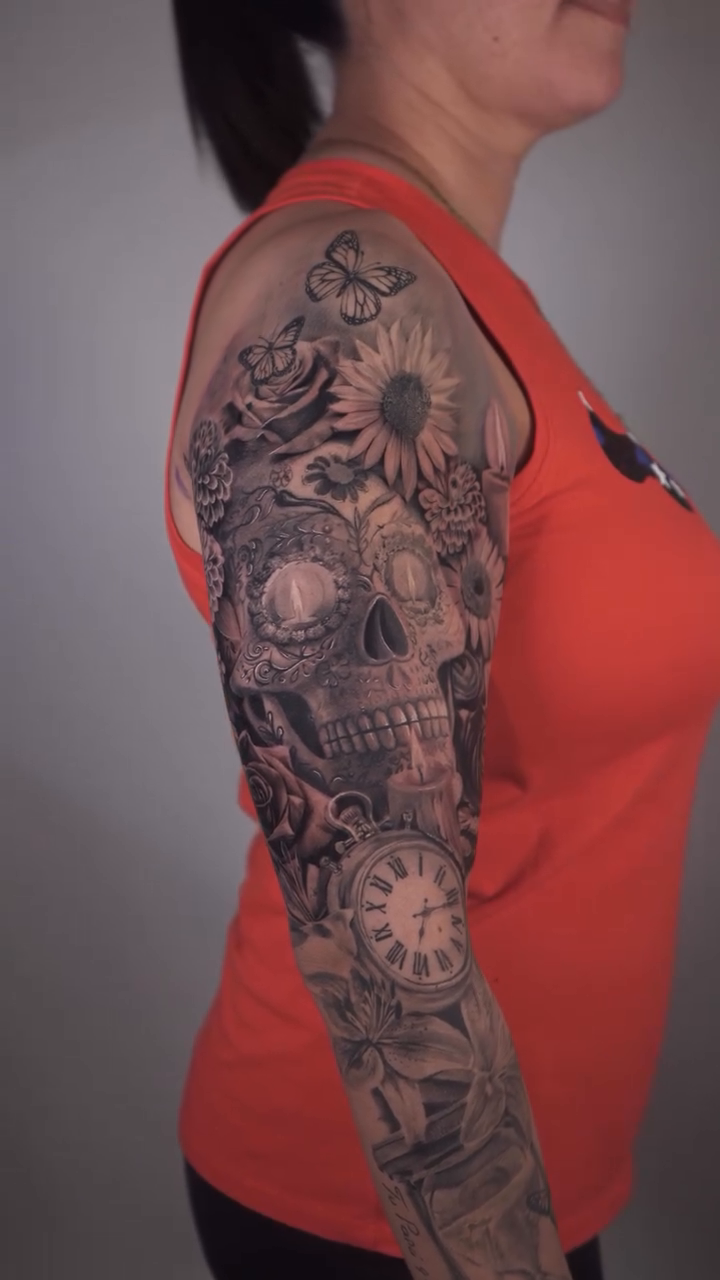 Tattoo by @davier_del_castillo — realism, black_and_grey