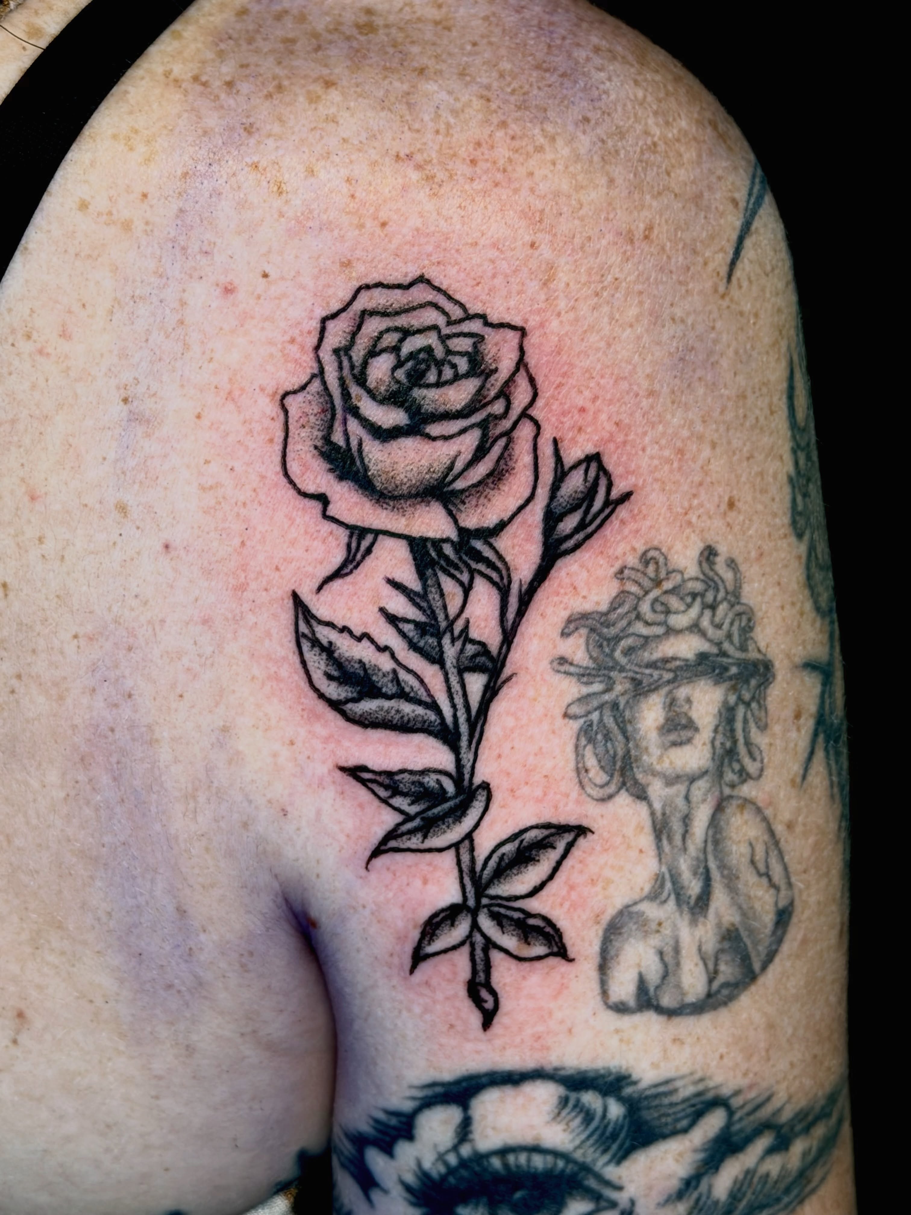 Tattoo by @noahvincenttattoo β black_and_grey, realism
