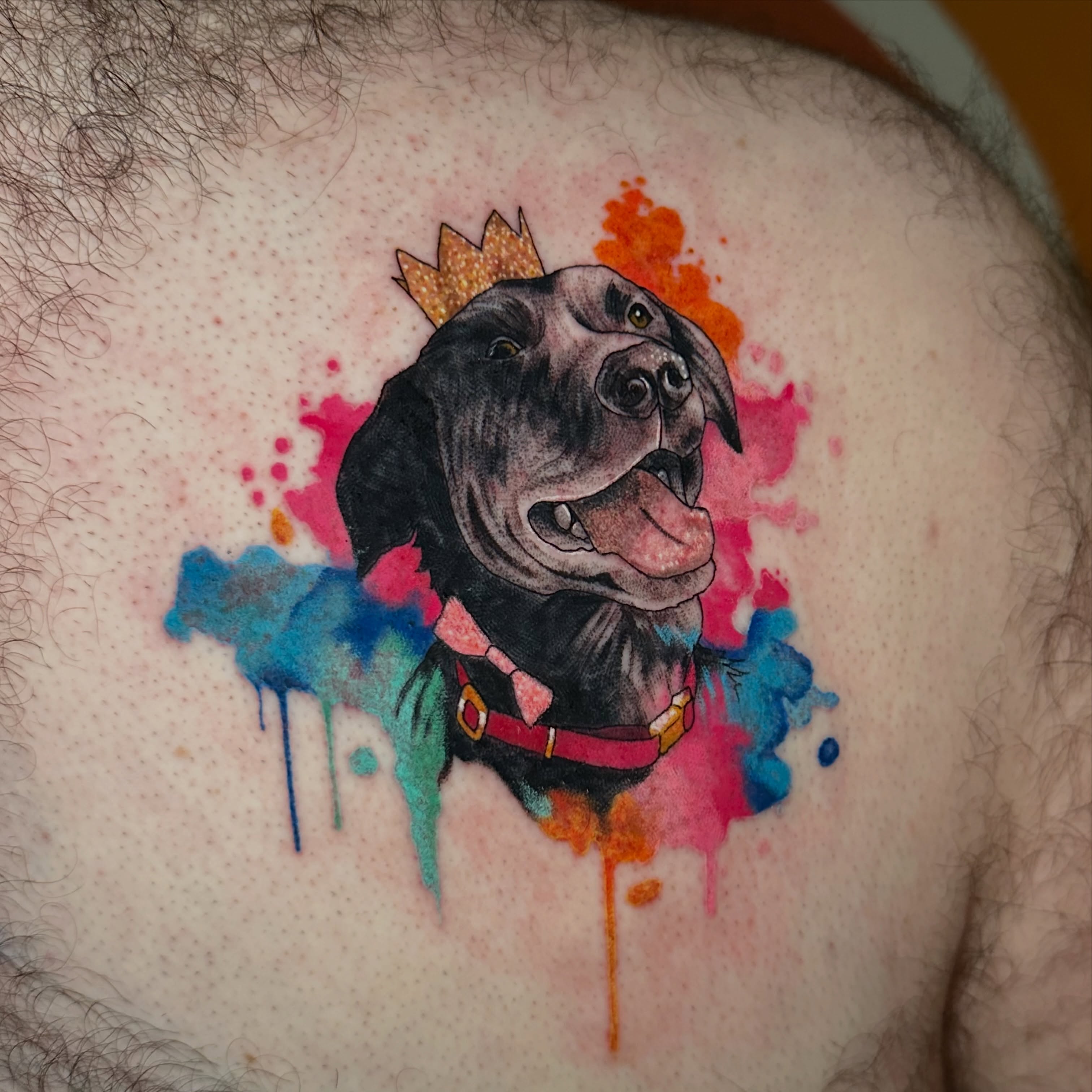 Tattoo by @tattooedbyles — watercolor