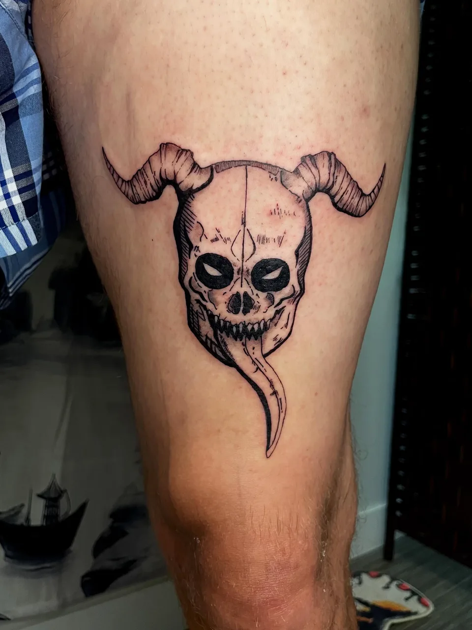 Tattoo by @redtideink — black_and_grey