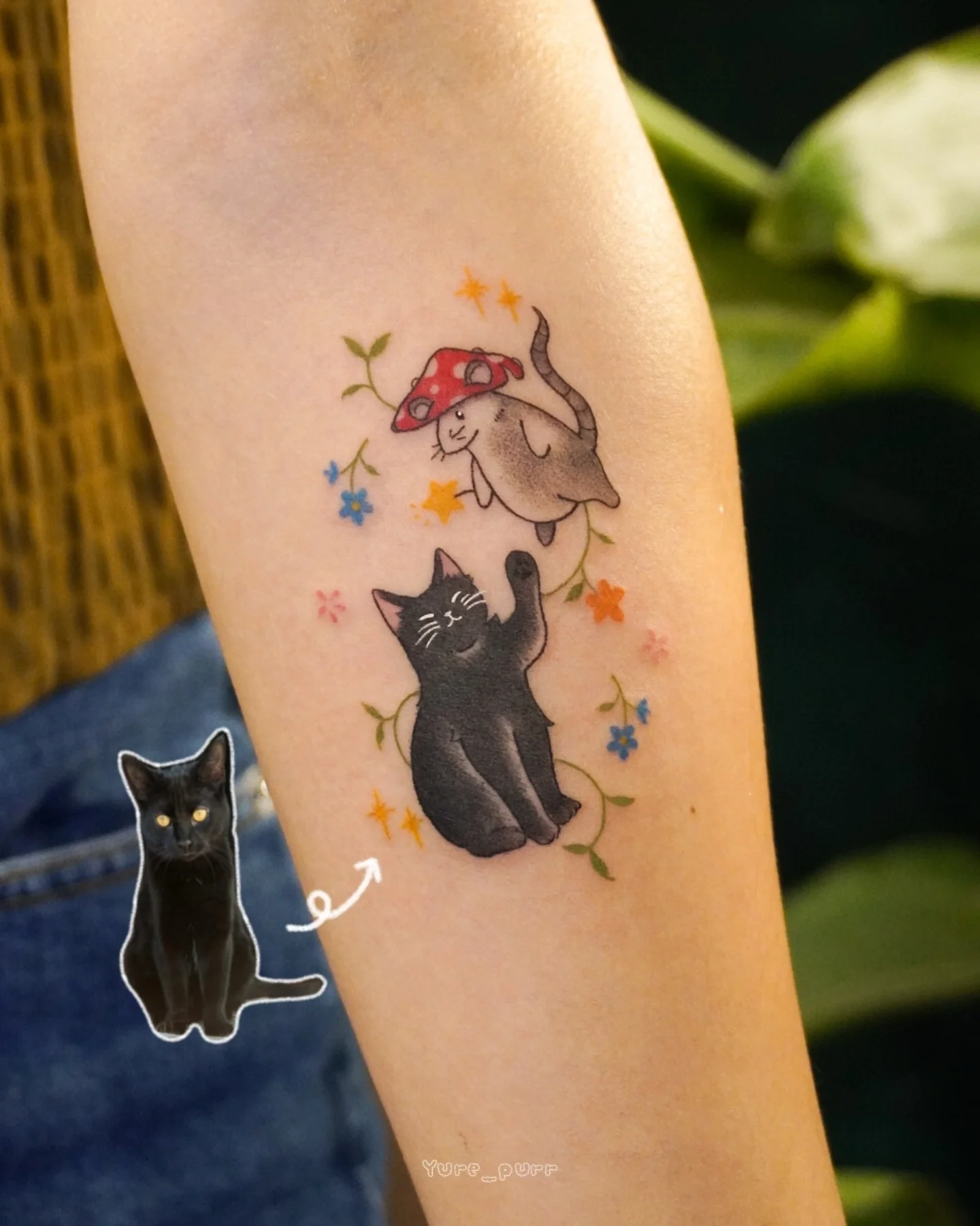 Tattoo by 으레 (Yure) 🇰🇷 • pettattoo • memorytattoo, Calgary, Canada