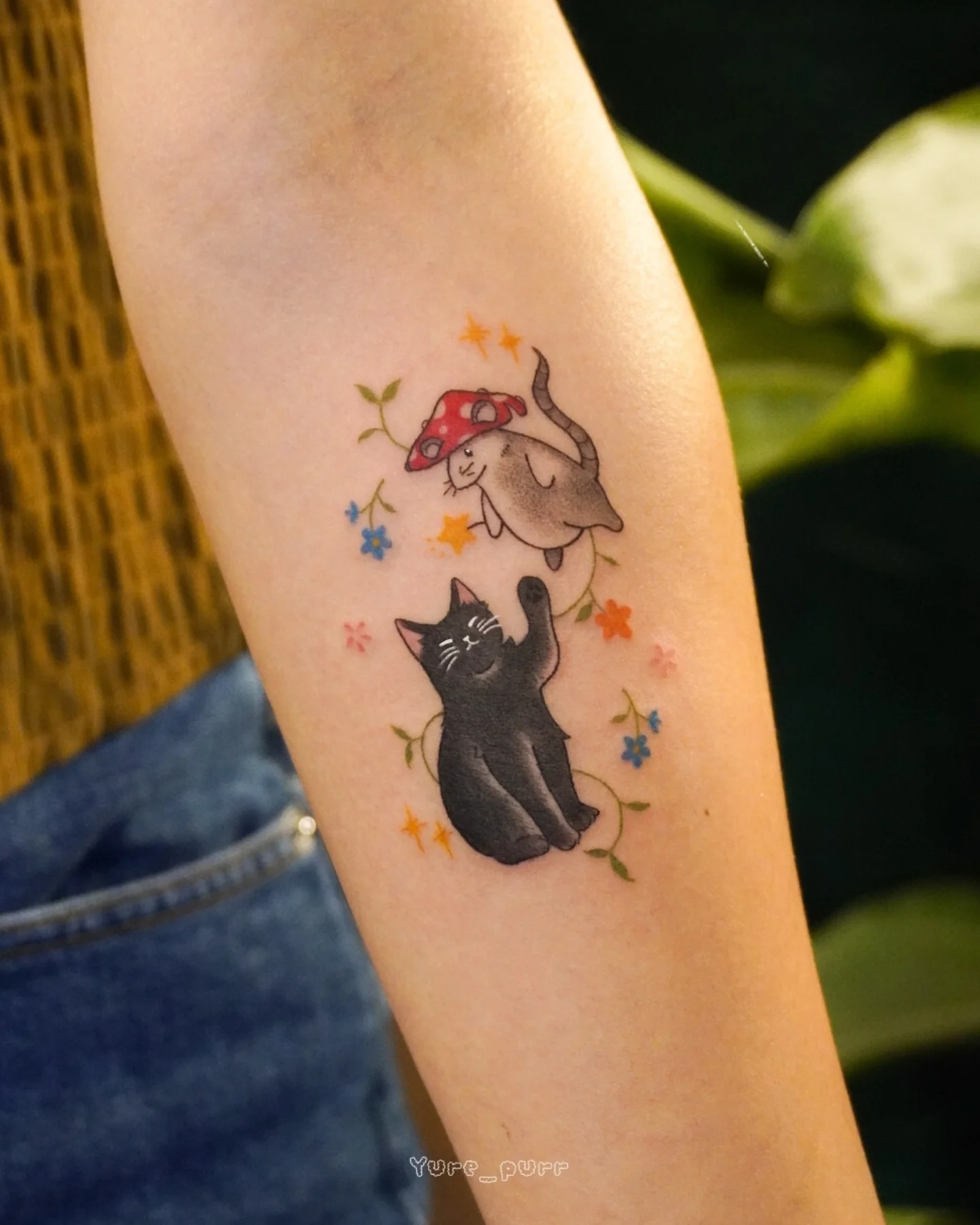 Tattoo by @yure_purr β illustrative