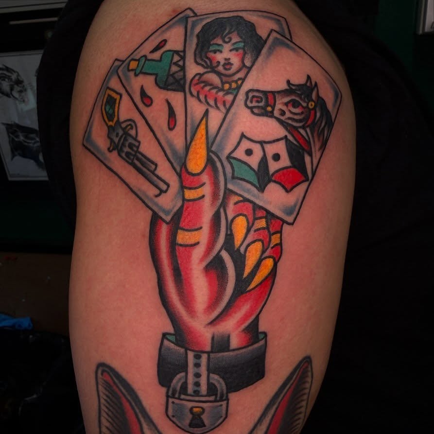 Tattoo by @tonykaplantattoo — american_traditional