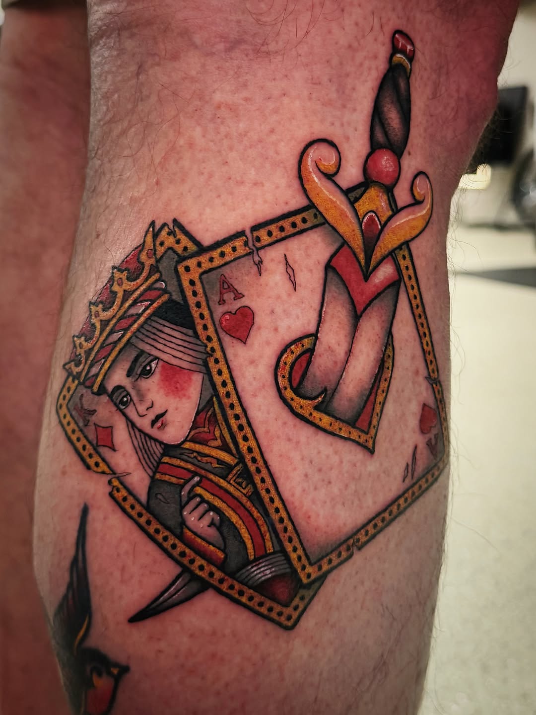 Tattoo by @kelsey_zussman โ american_traditional, neo_traditional