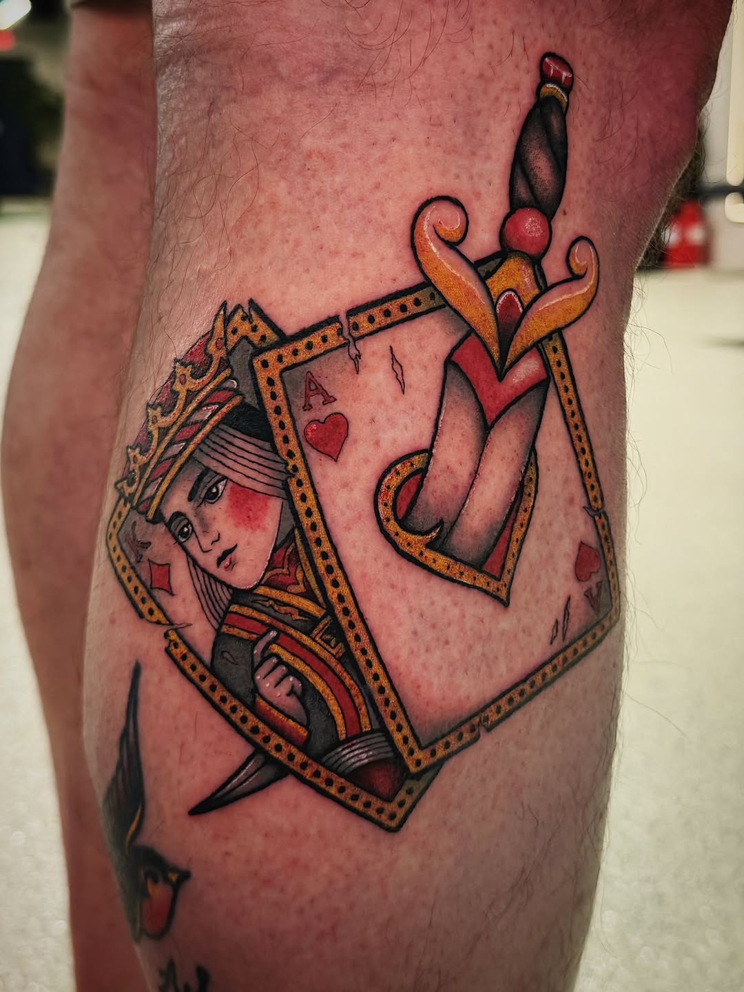Tattoo by @kelsey_zussman โ american_traditional, neo_traditional