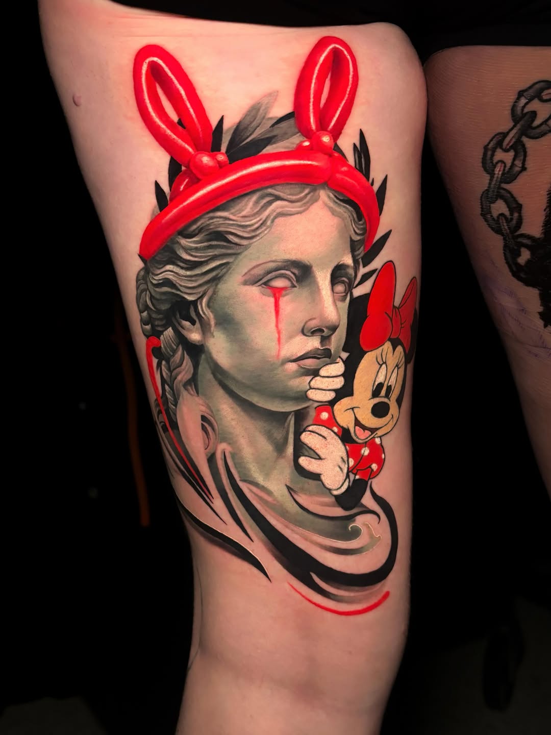 Tattoo by @inktherapy — realism, trash_polka