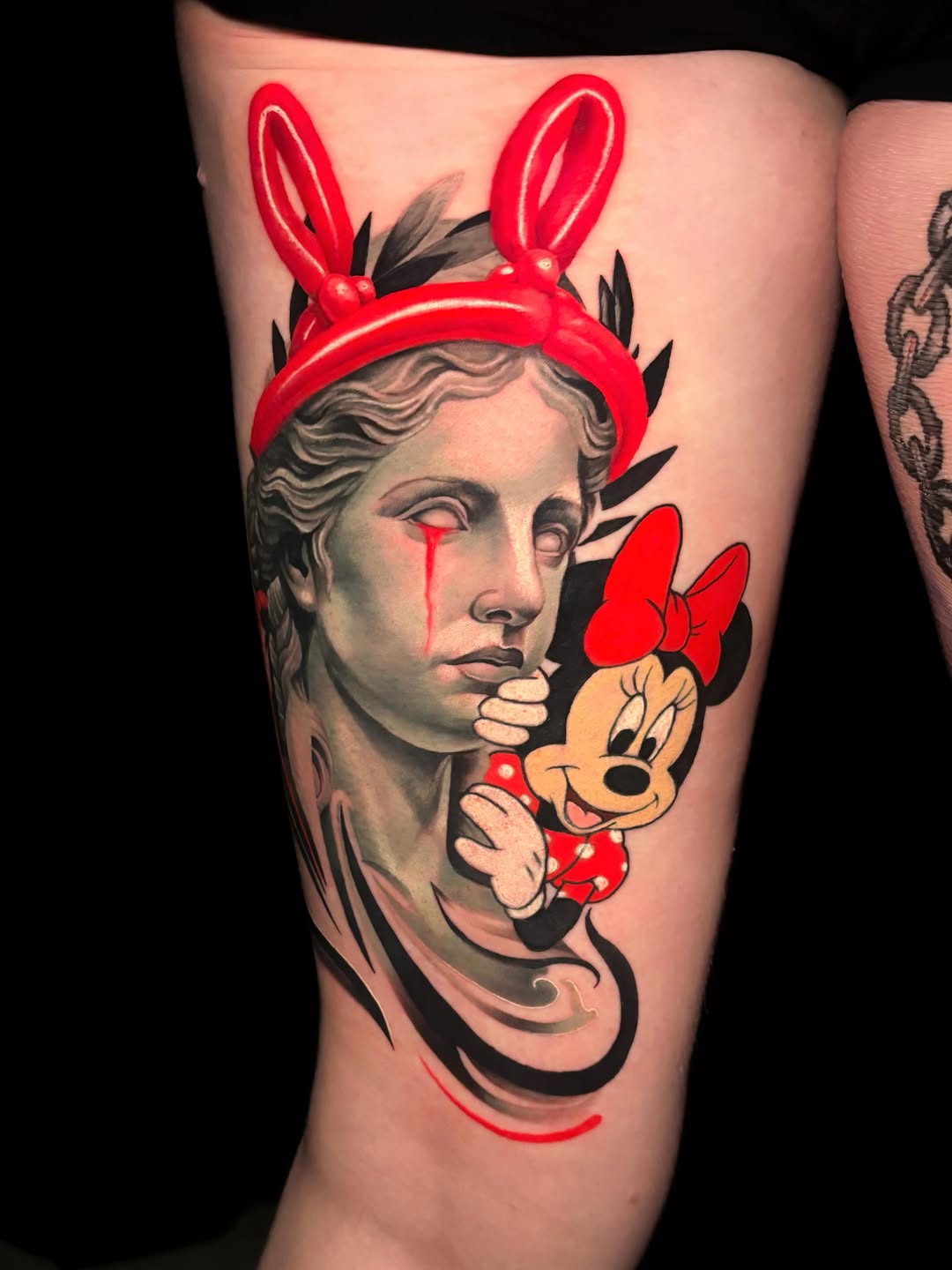 Tattoo by @inktherapy — realism, anime
