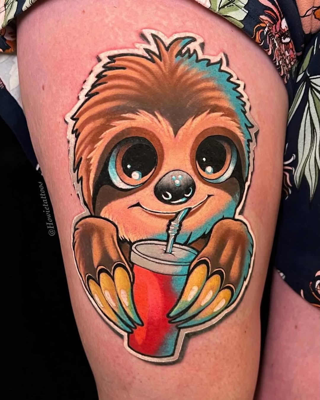 Tattoo by @howietattoos β new_school