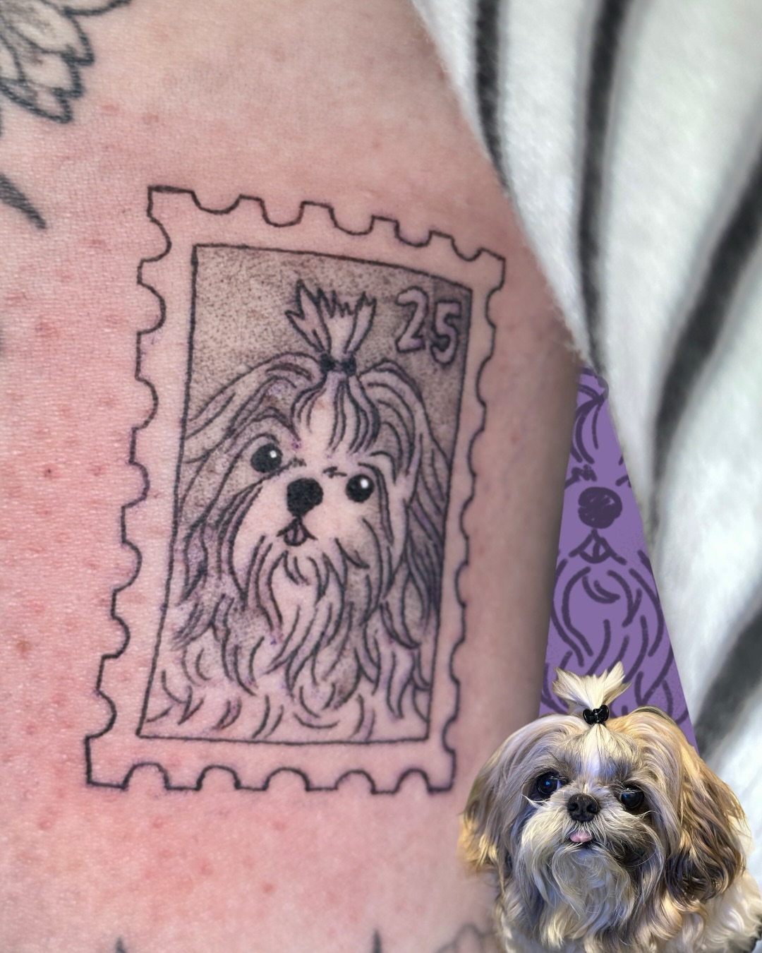 Tattoo by @goom_tattoo — dotwork