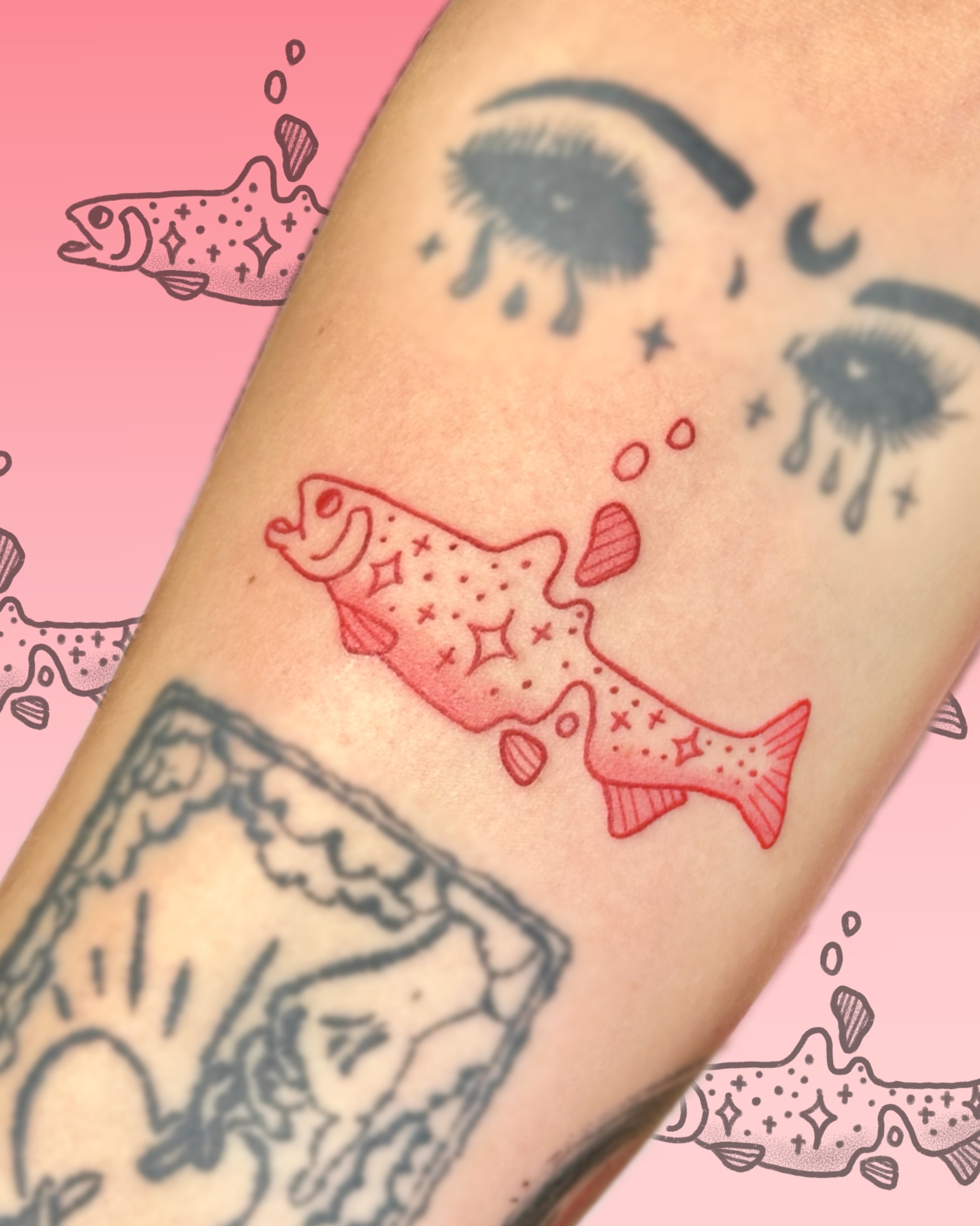 Tattoo by @goom_tattoo — dotwork