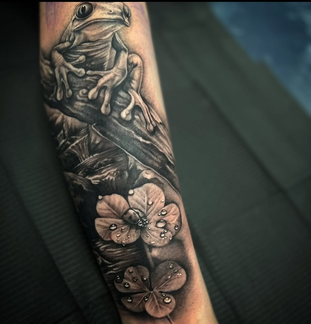 Tattoo by @winonataylortattoos — realism, black_and_grey