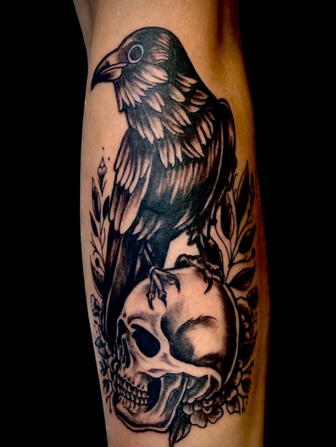 Tattoo by @rickysbangerink โ black_and_grey, realism