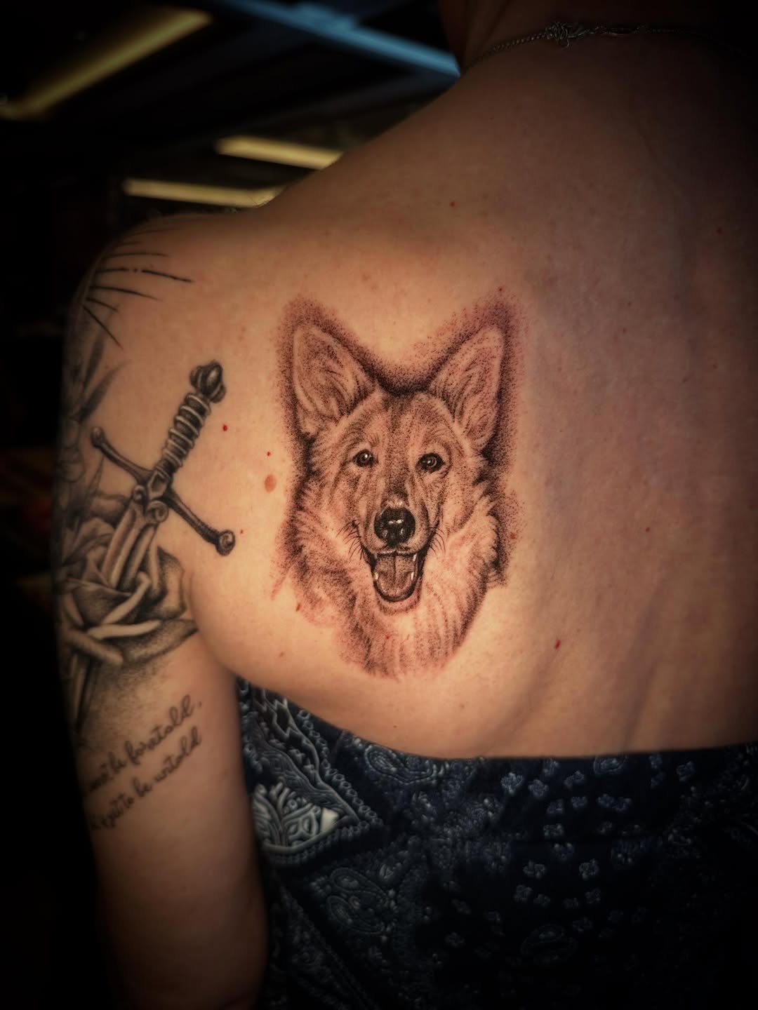 Tattoo by @mriverotattoos — realism, dotwork