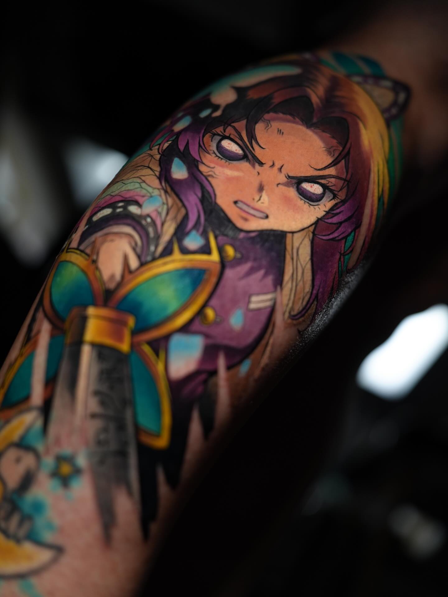 Tattoo by @chaddy.tatty — anime