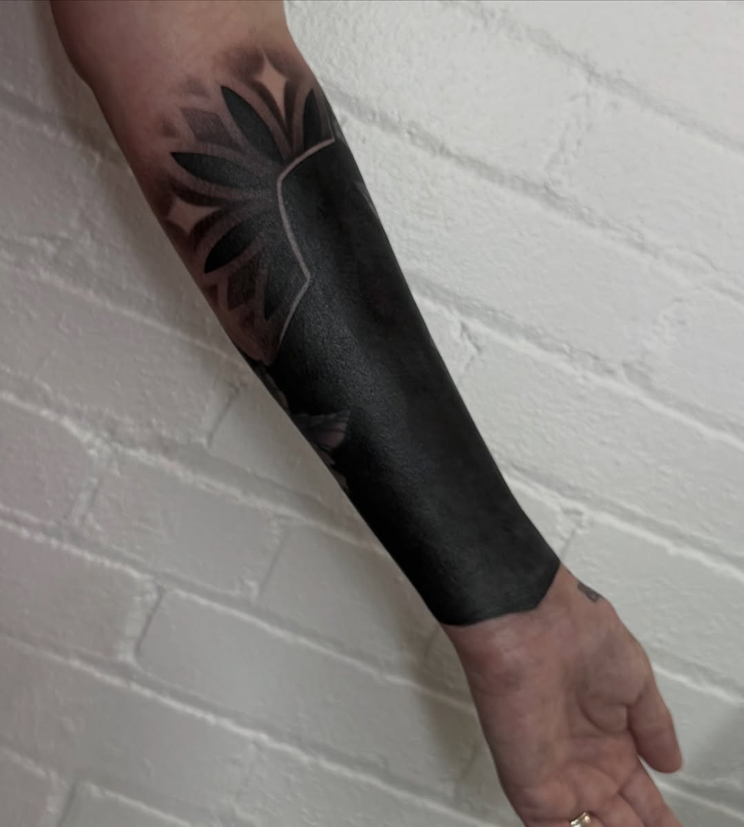 Tattoo by @tattoosbybradi — blackwork, ornamental